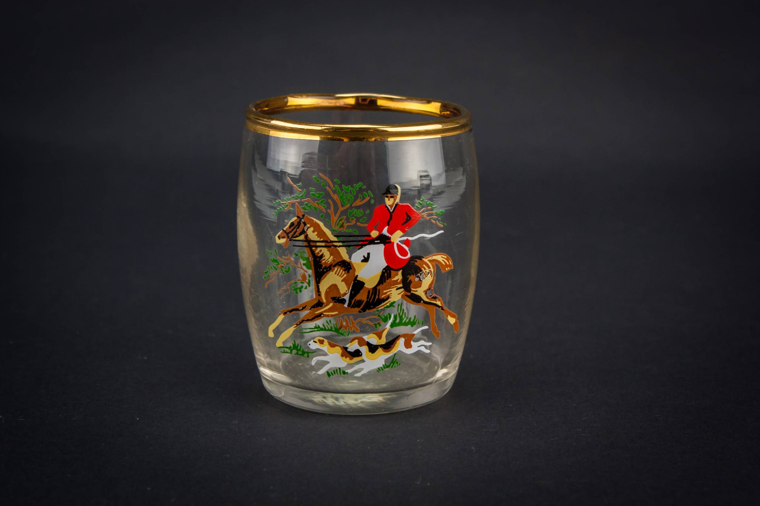 Blown Red Hunting — 3 tumbler shot glasses 2