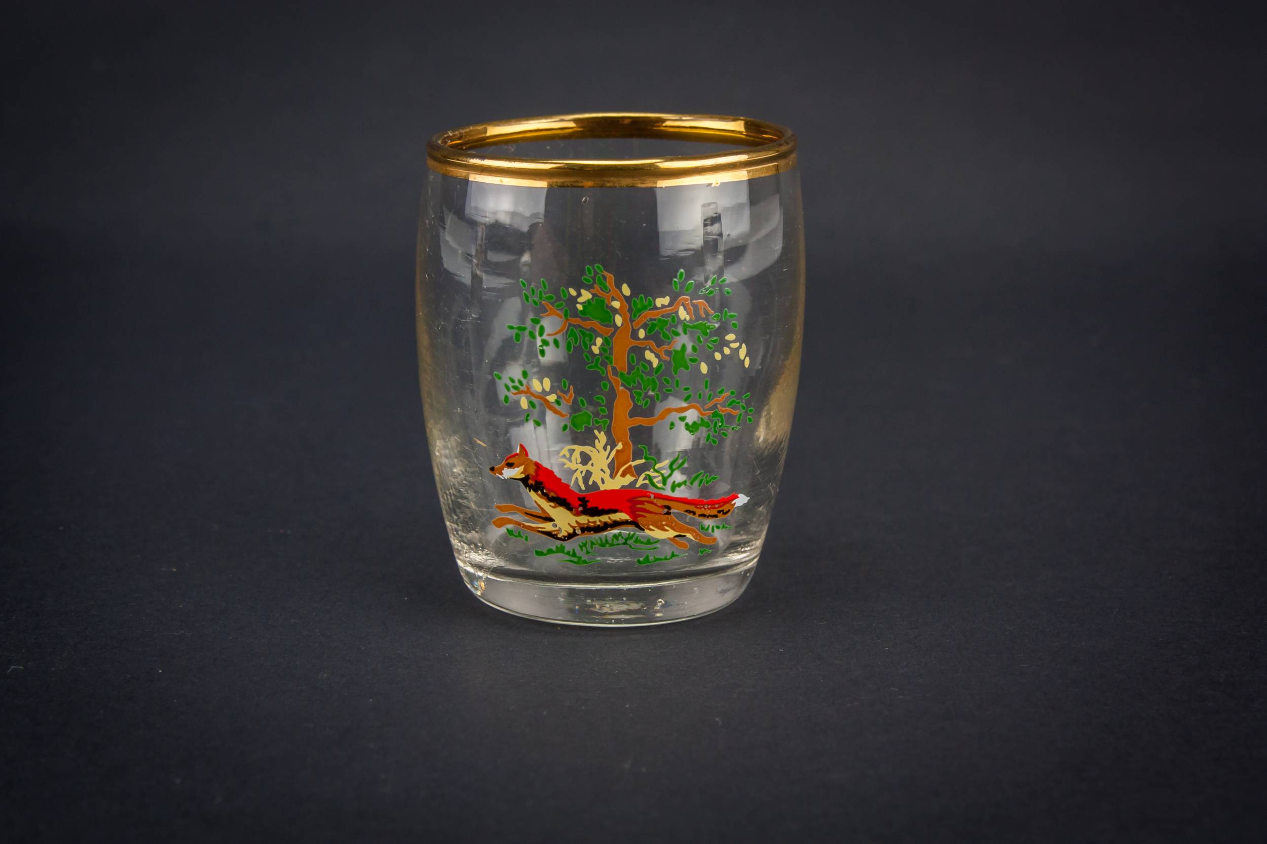 Blown Red Hunting — 3 tumbler shot glasses 3