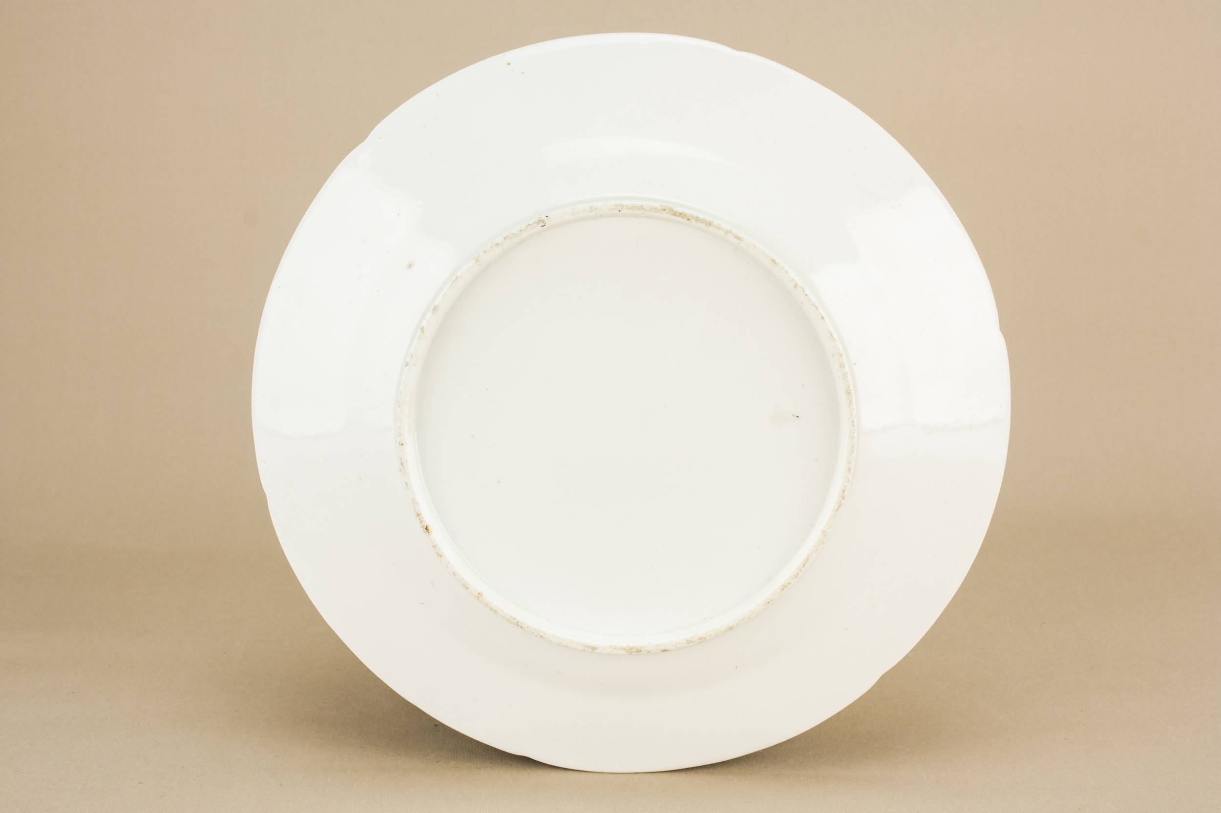Pottery Neo-Classical Hops — Gold pottery cake plate 2