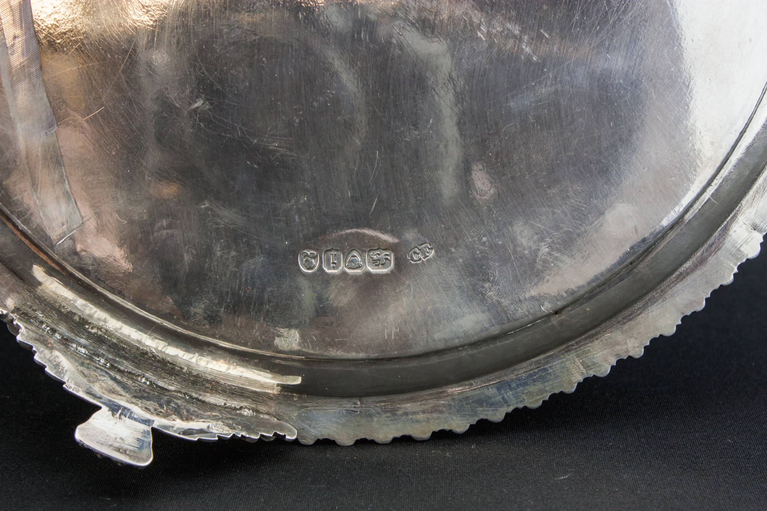 Sterling Silver 925 — High Victorian serving tray 2