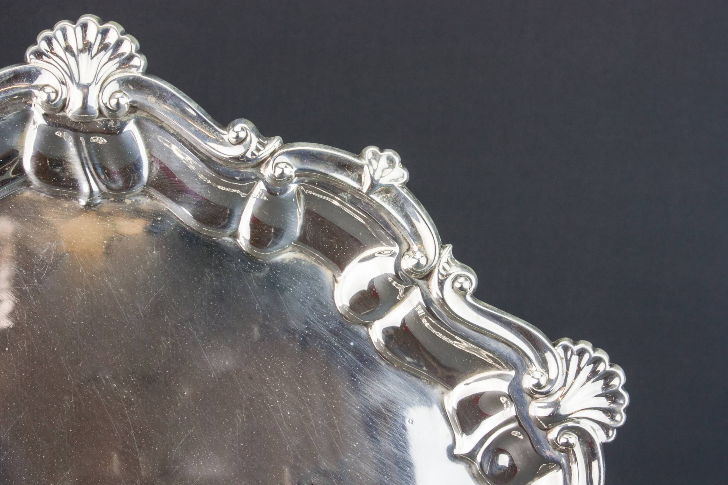 Medium Neo-Classical Serving — Sterling silver serving tray 3