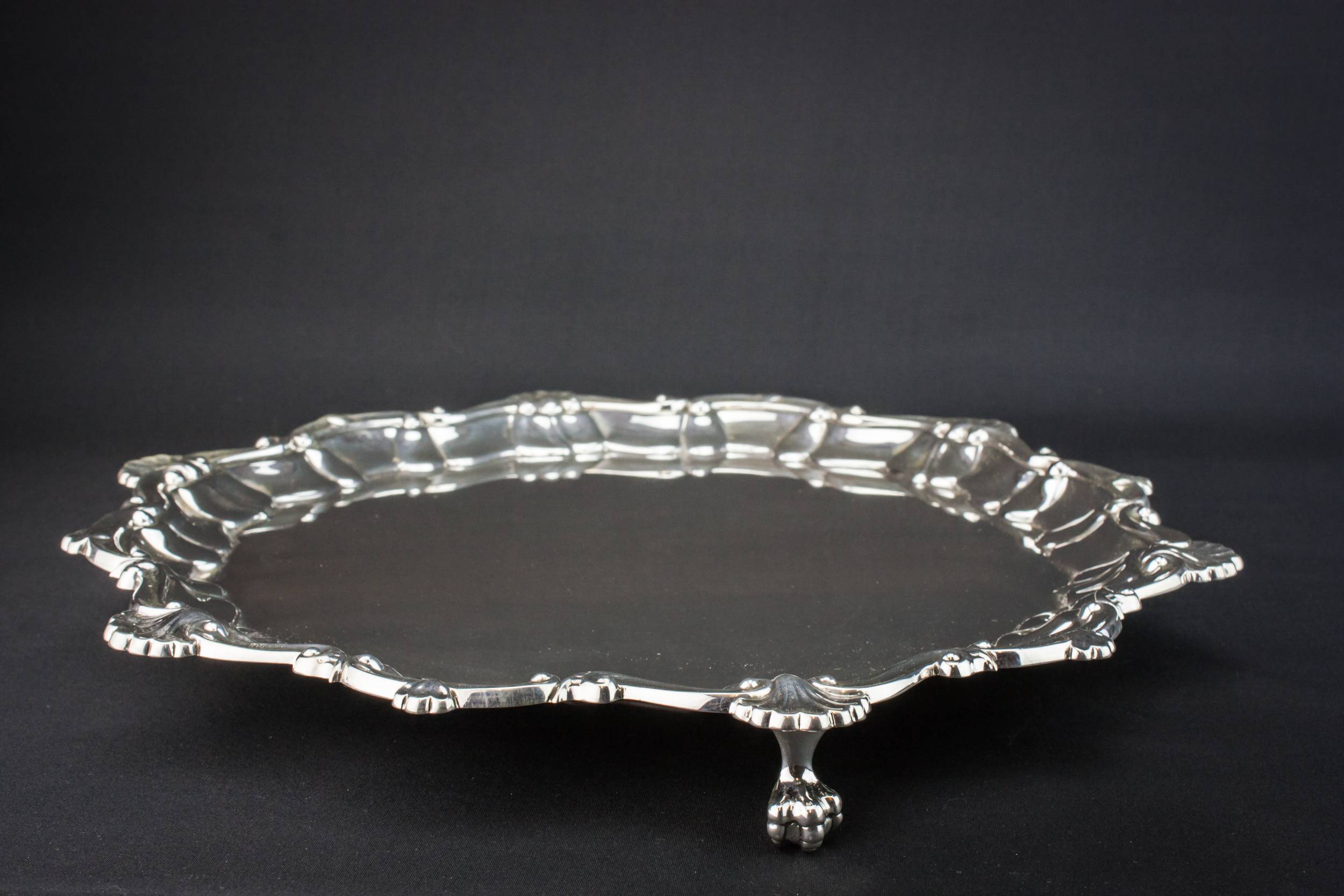 Medium Neo-Classical Serving — Sterling silver serving tray 1