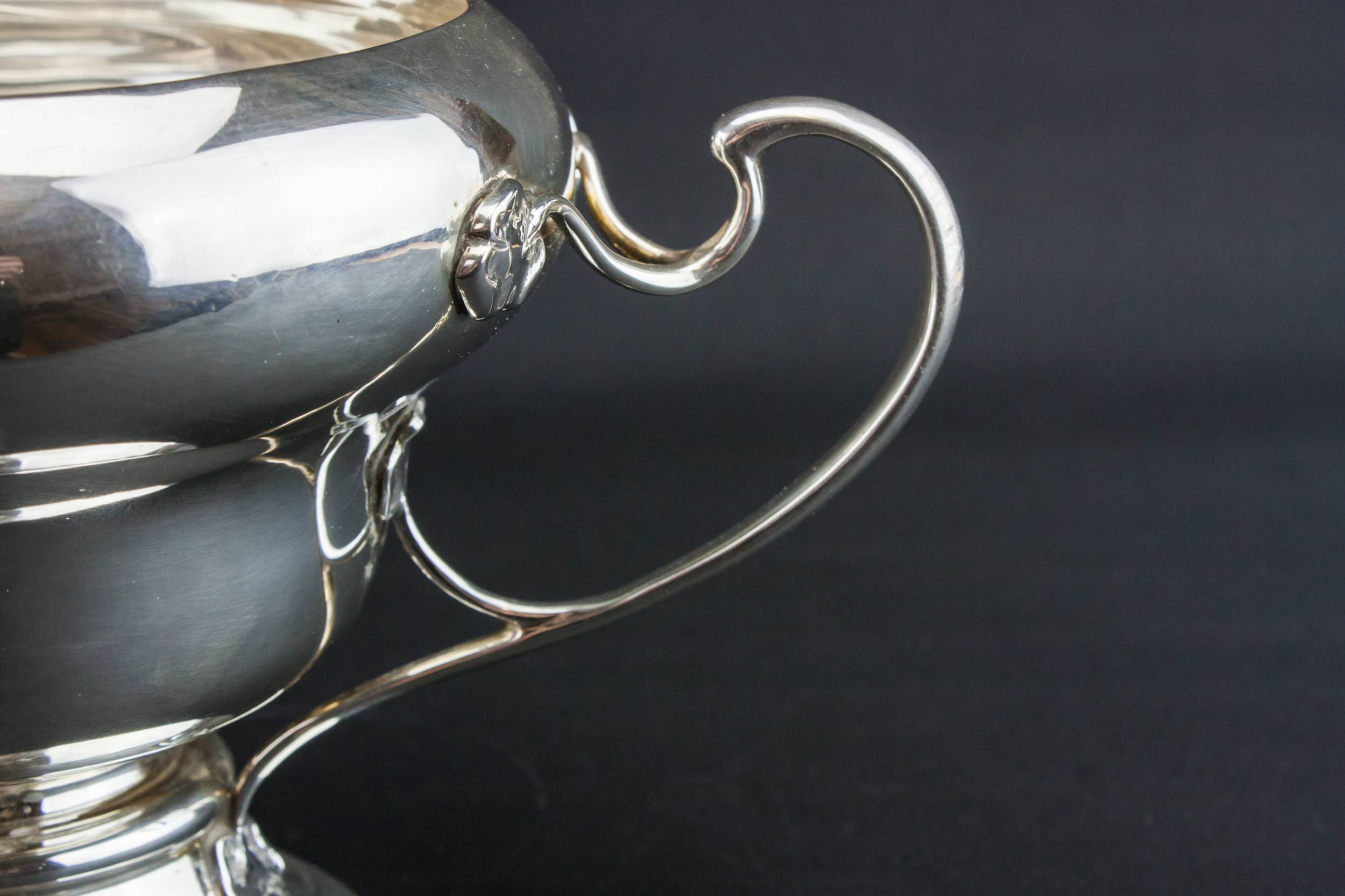 Sterling Silver Arts — Sterling silver serving bowl 3