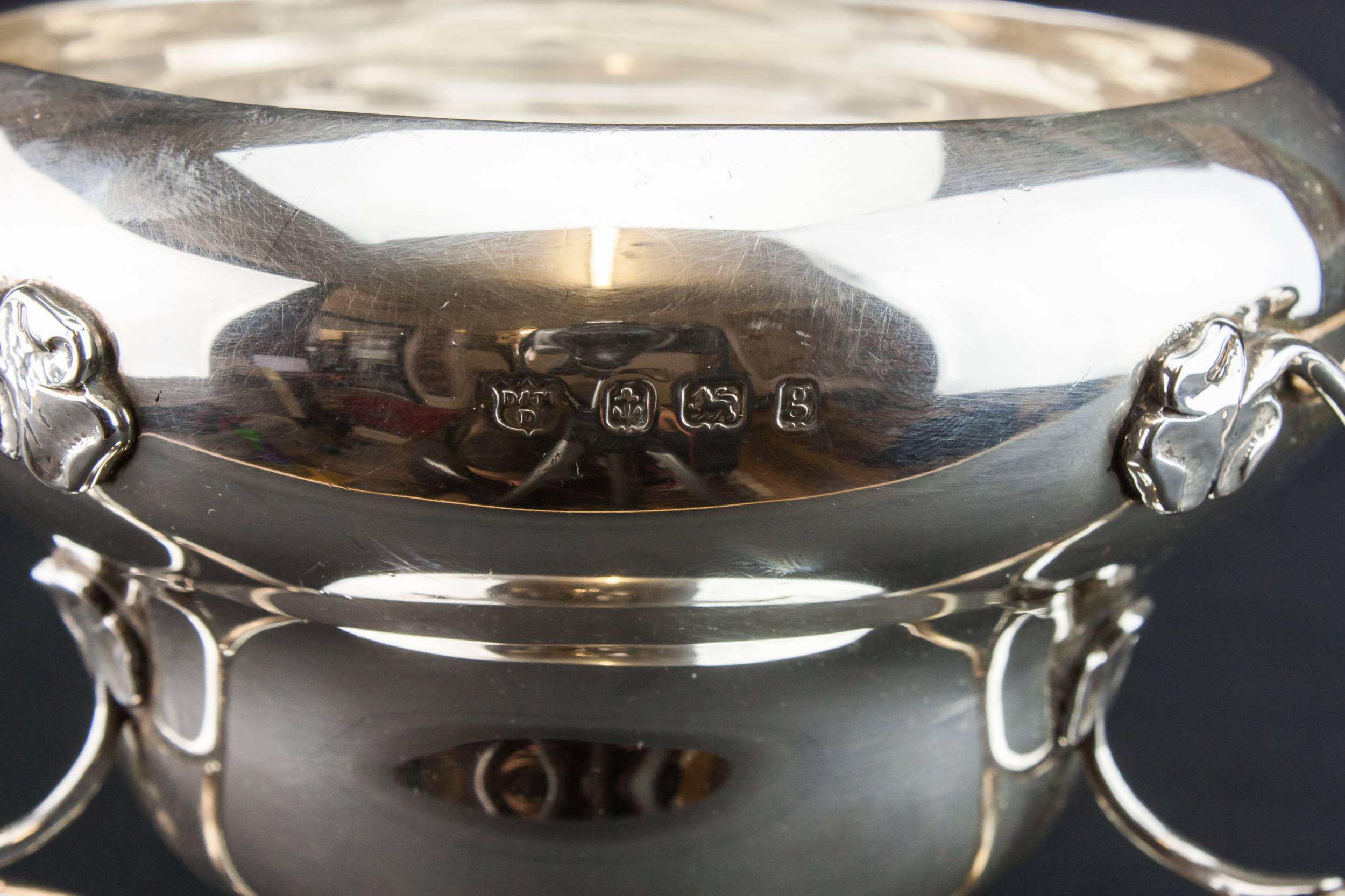 Sterling Silver Arts — Sterling silver serving bowl 4