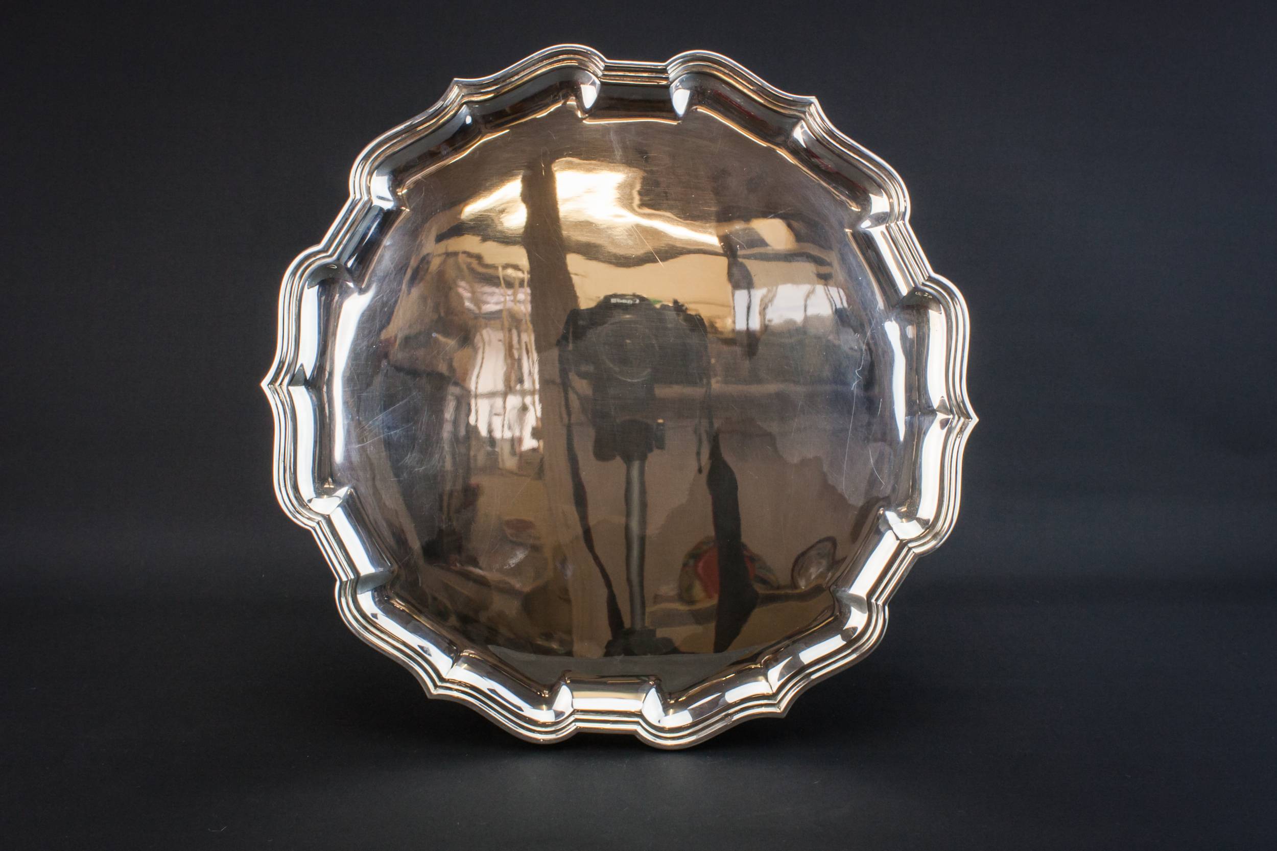 Sterling Silver Attractive — Sterling silver serving tray