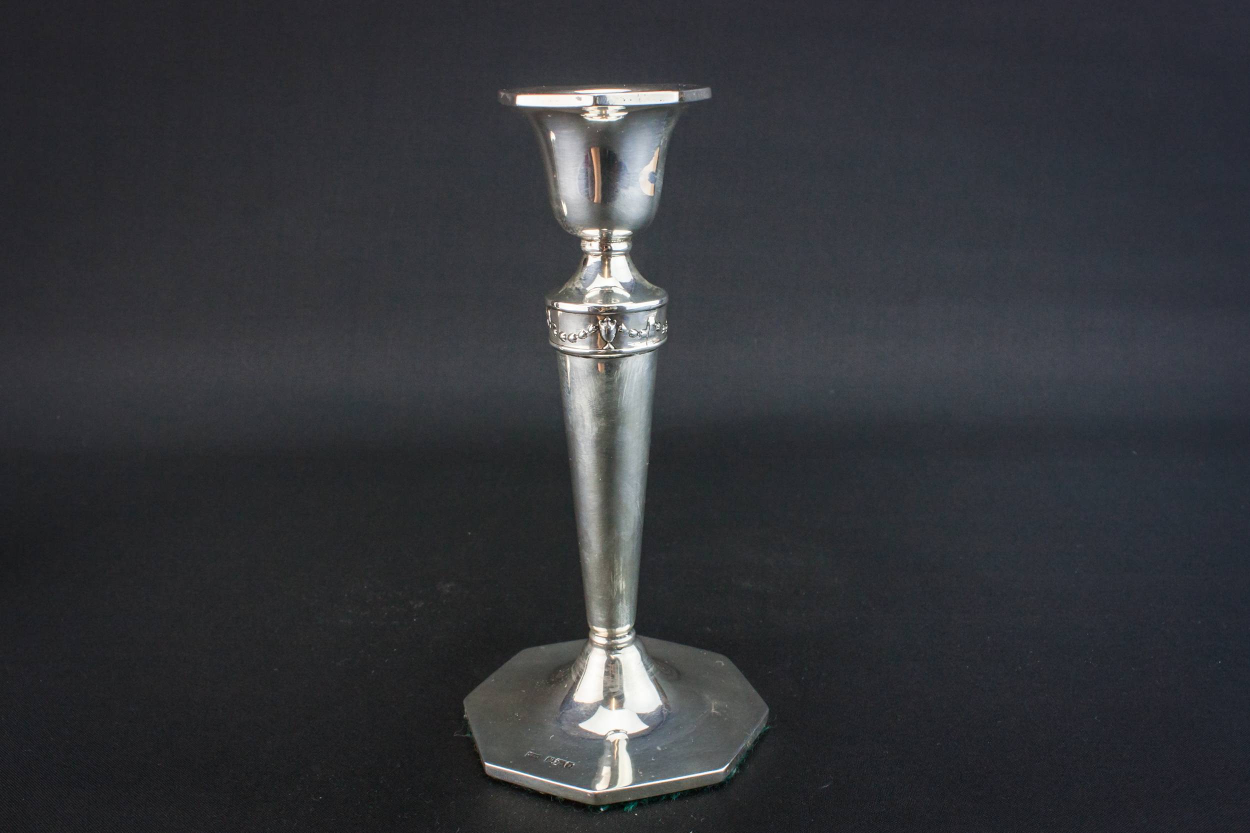 Antique Neo-Classical Swags — 2 Neo-Classical candlesticks 1