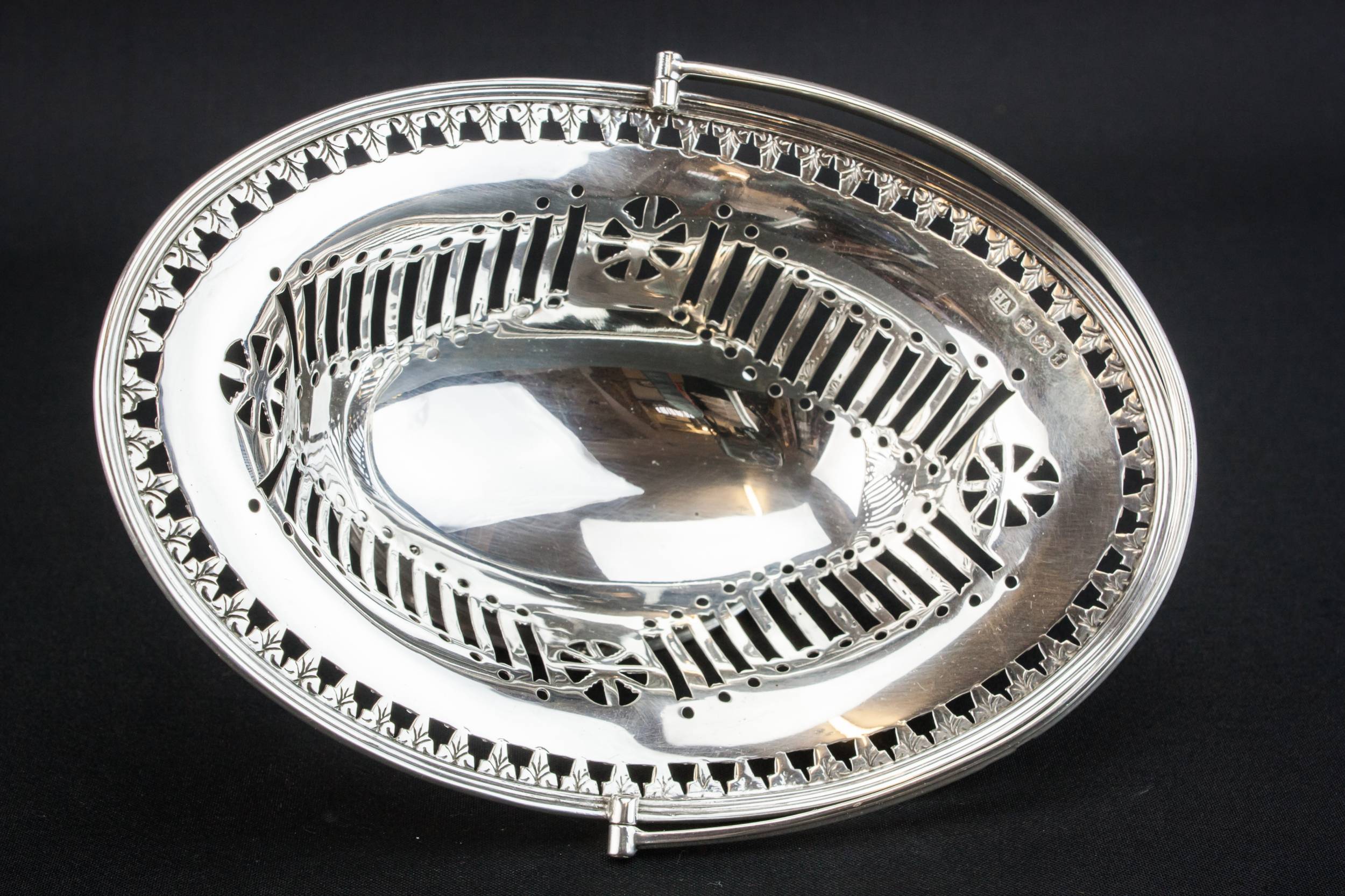 Antique Beautiful Atkin — Sterling silver bowl 3