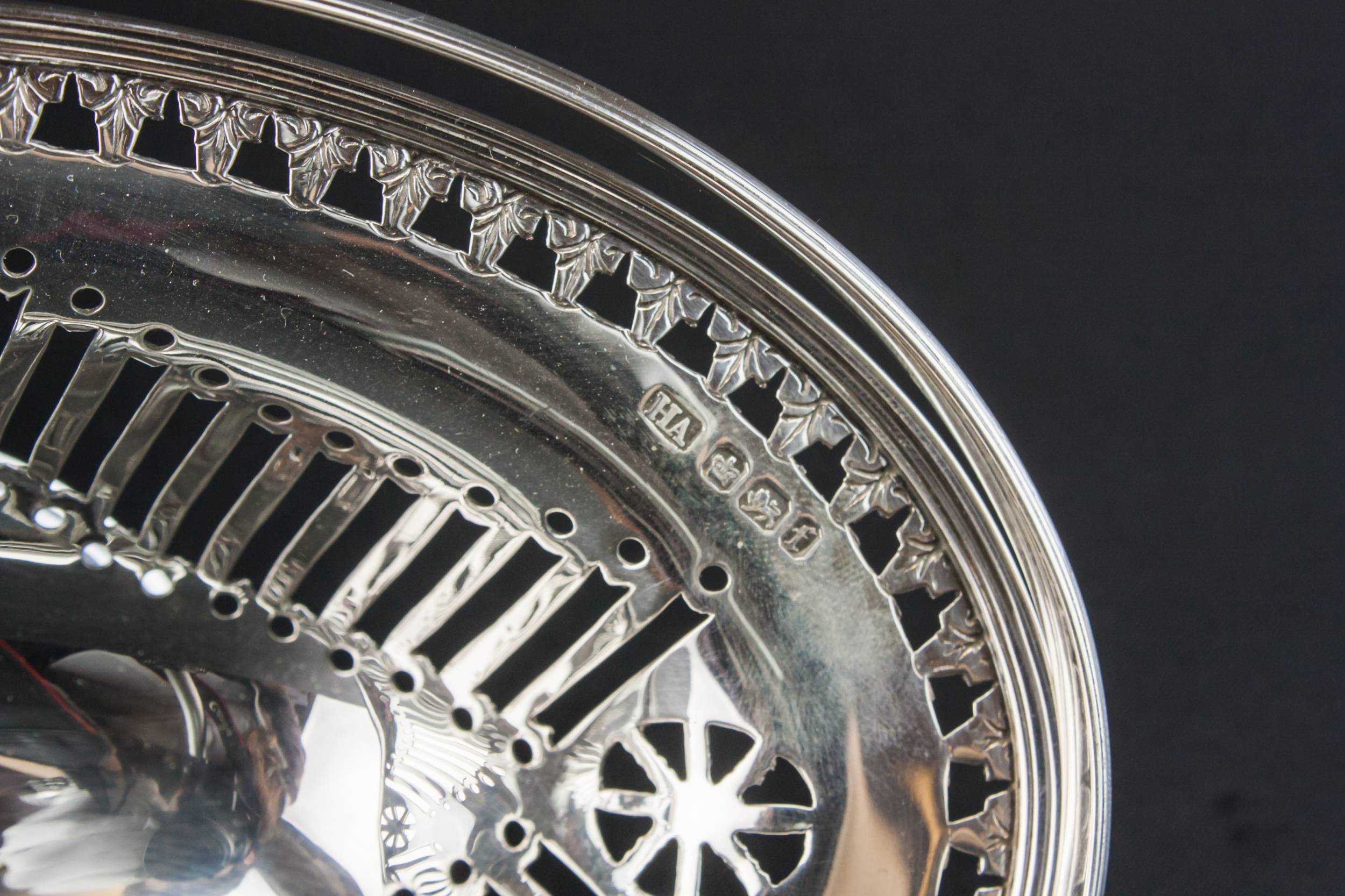 Antique Beautiful Atkin — Sterling silver bowl 4