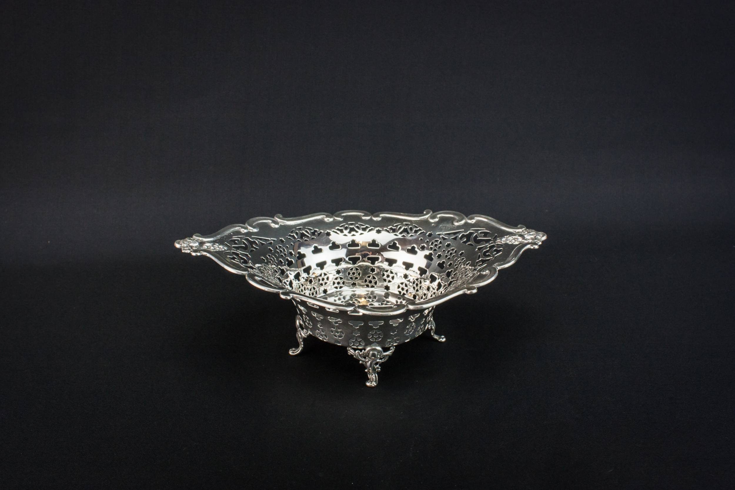 Spectacular Antique Sterling — Art Nouveau silver bowl