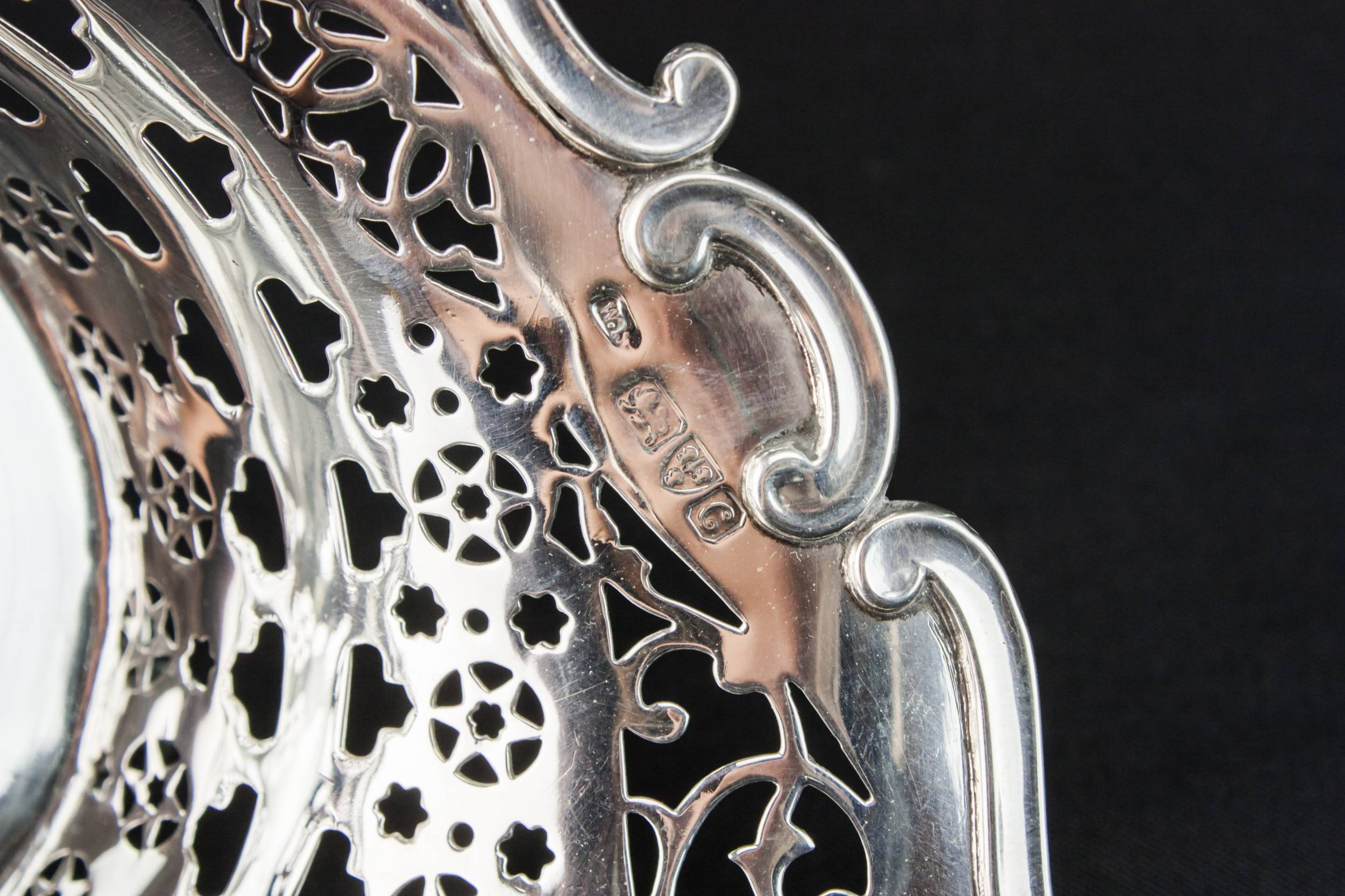 Spectacular Antique Sterling — Art Nouveau silver bowl 5