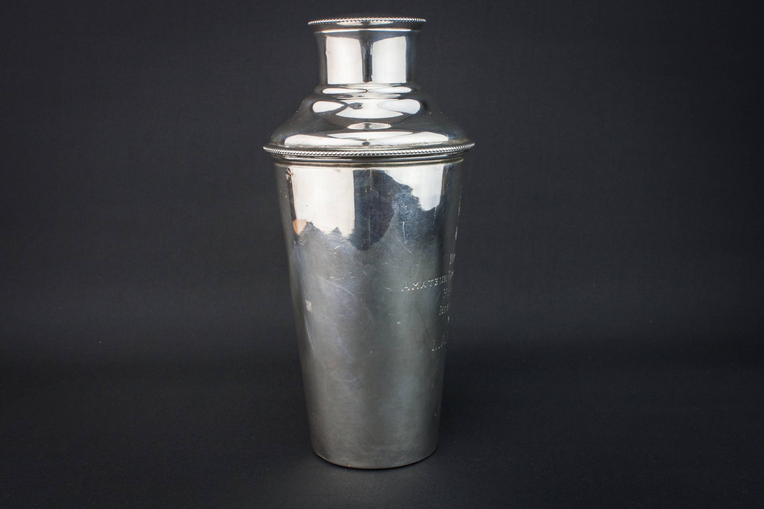 Sterling Silver Cocktail — Silver cocktail shaker 3