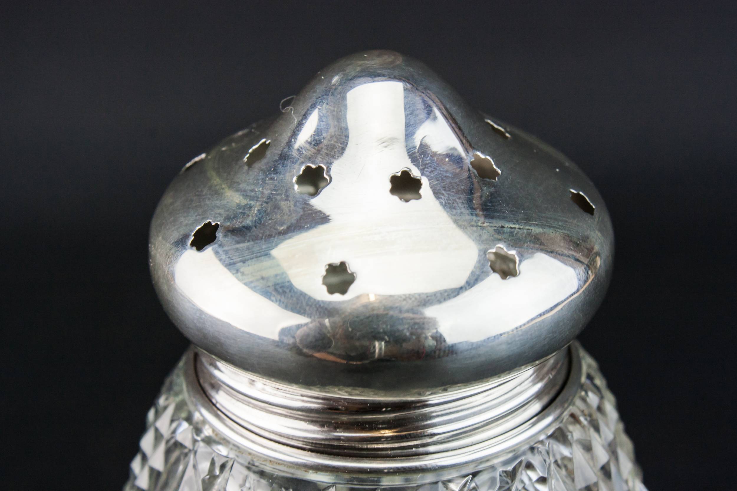 Sterling Silver Glass — Small sugar caster 2