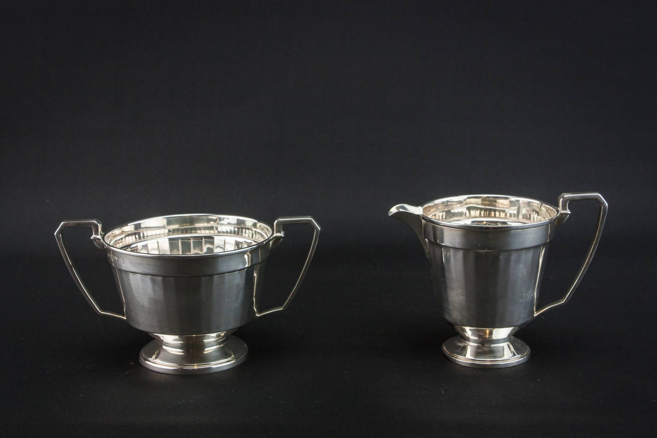 Sterling Silver Tea — Art Deco silver tea set 4
