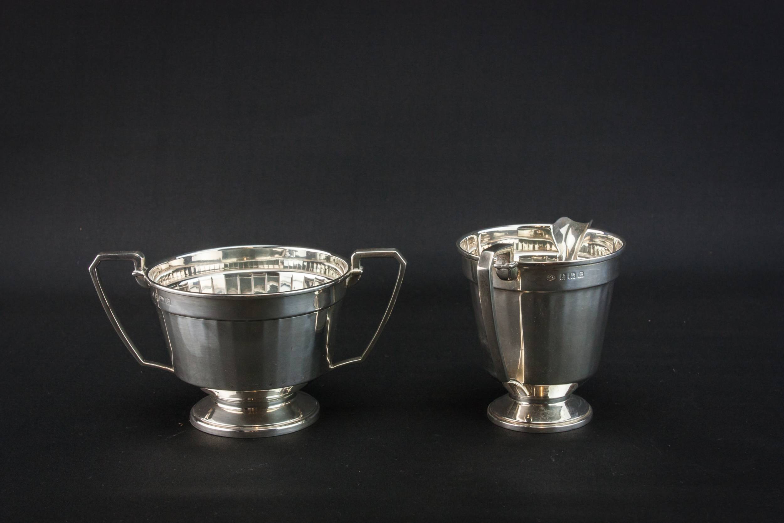 Sterling Silver Tea — Art Deco silver tea set 5