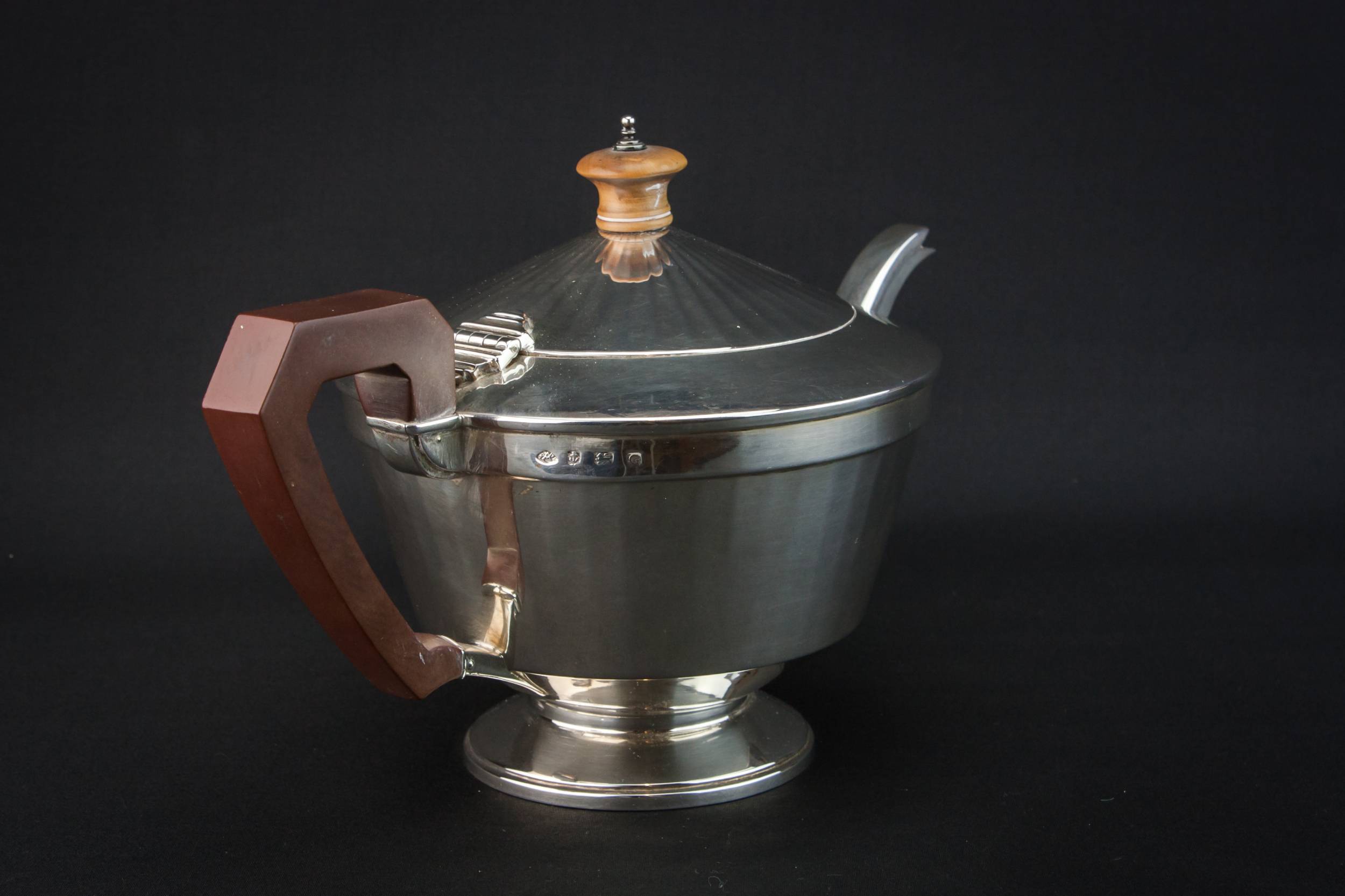 Sterling Silver Tea — Art Deco silver tea set 2