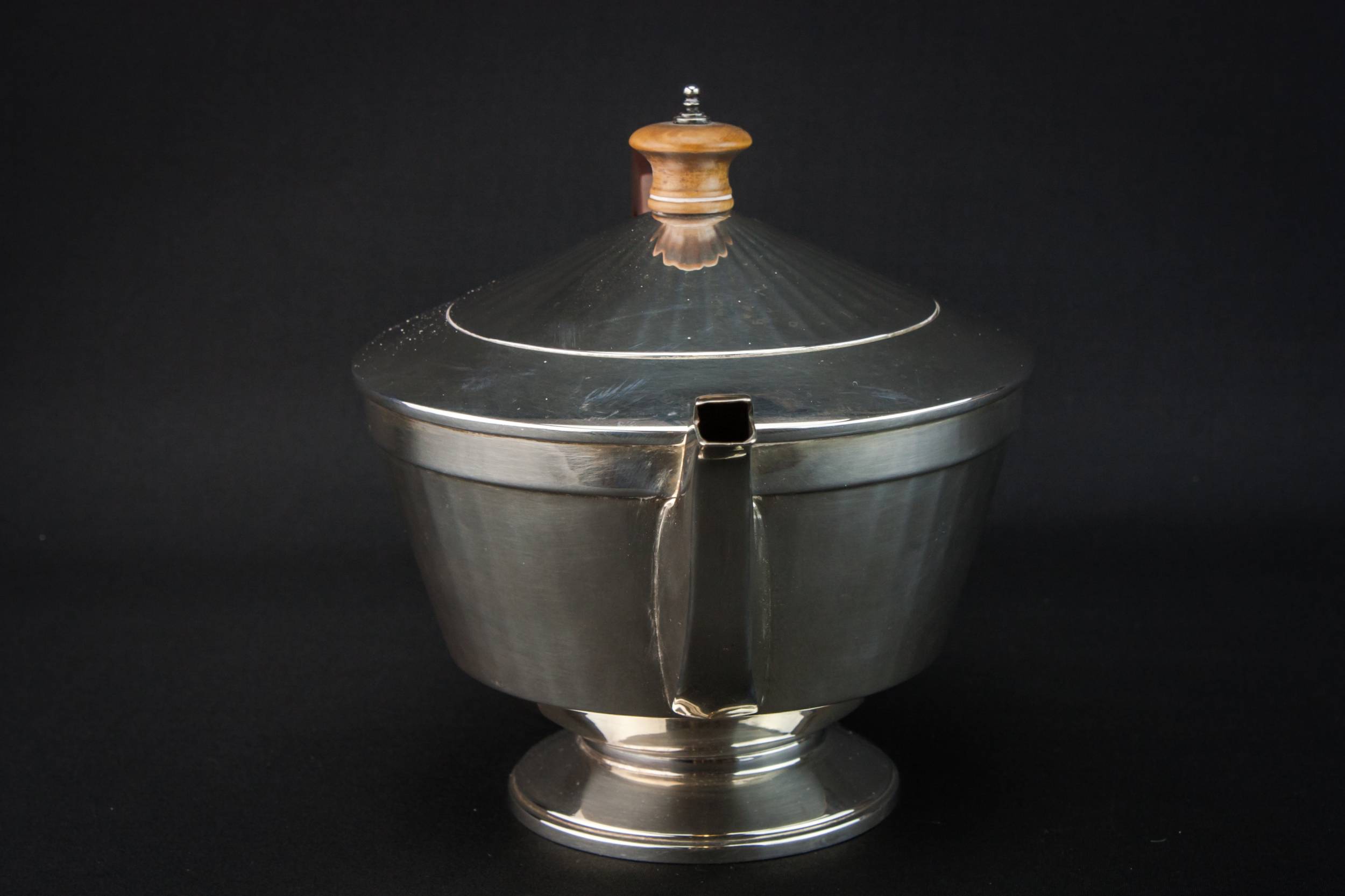 Sterling Silver Tea — Art Deco silver tea set 7