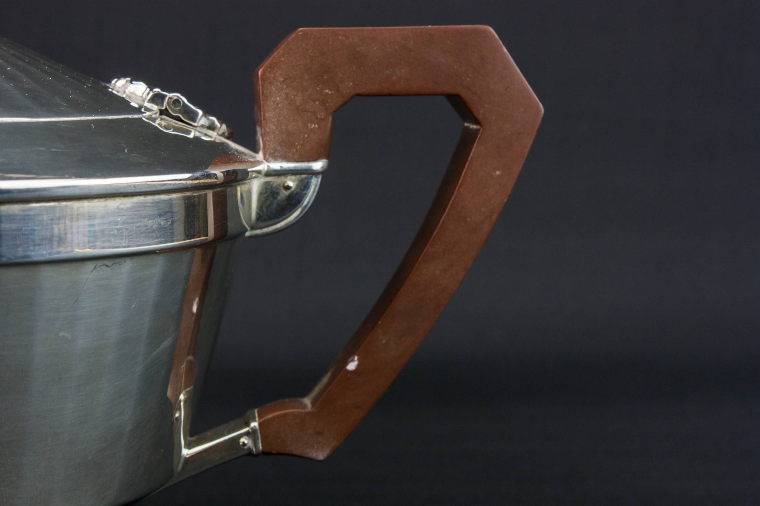 Sterling Silver Tea — Art Deco silver tea set 3
