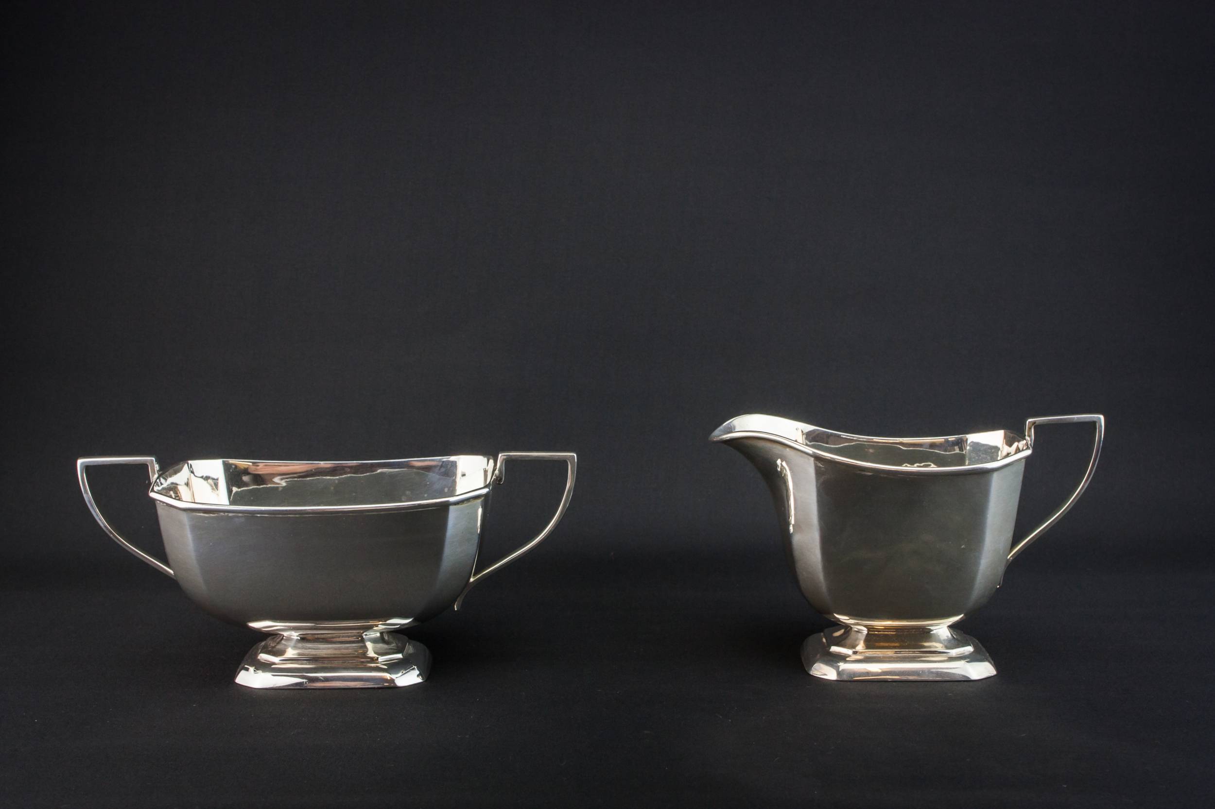 Large Sterling Silver — Silver tea & coffee set 8