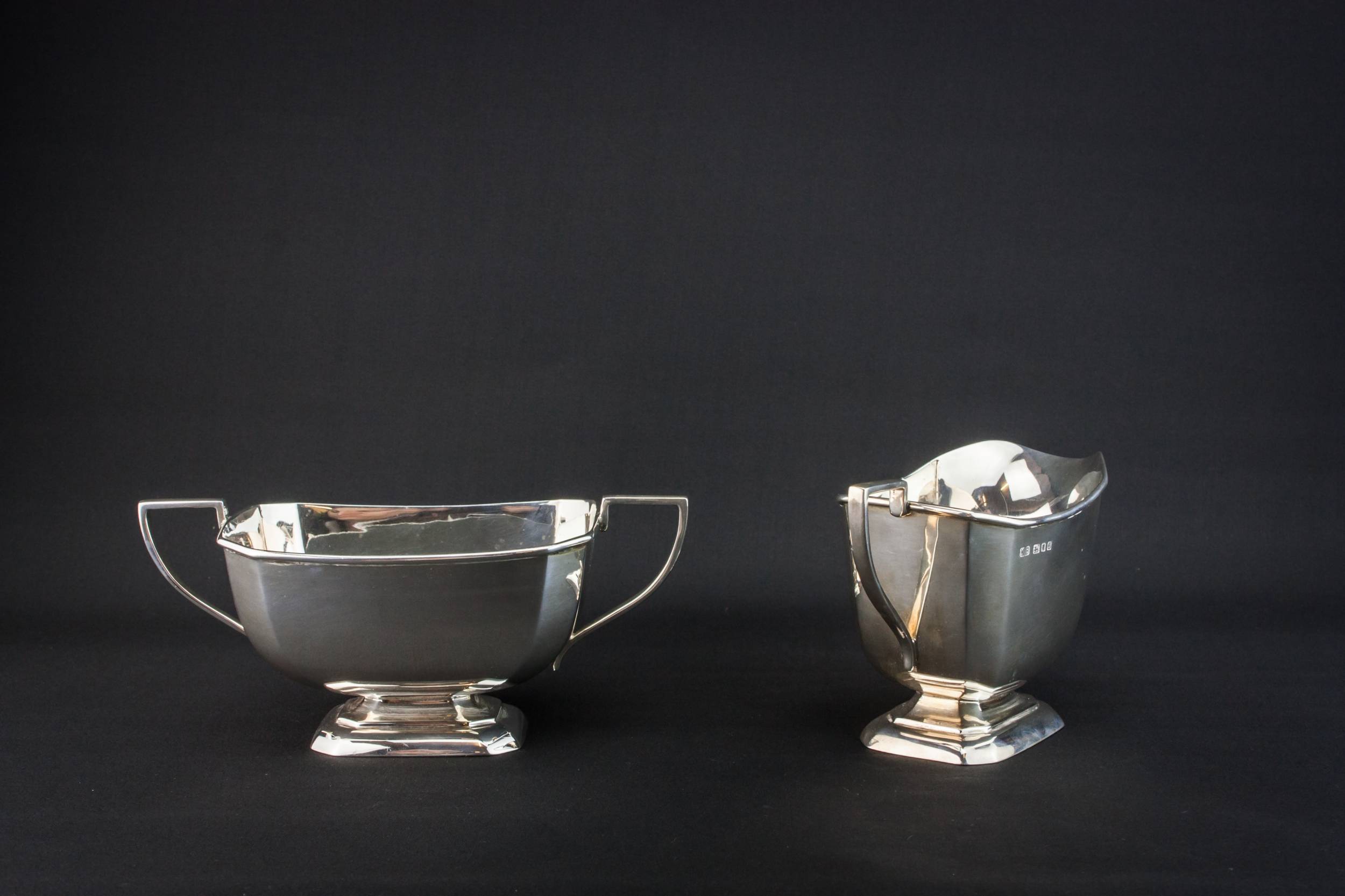Large Sterling Silver — Silver tea & coffee set 9