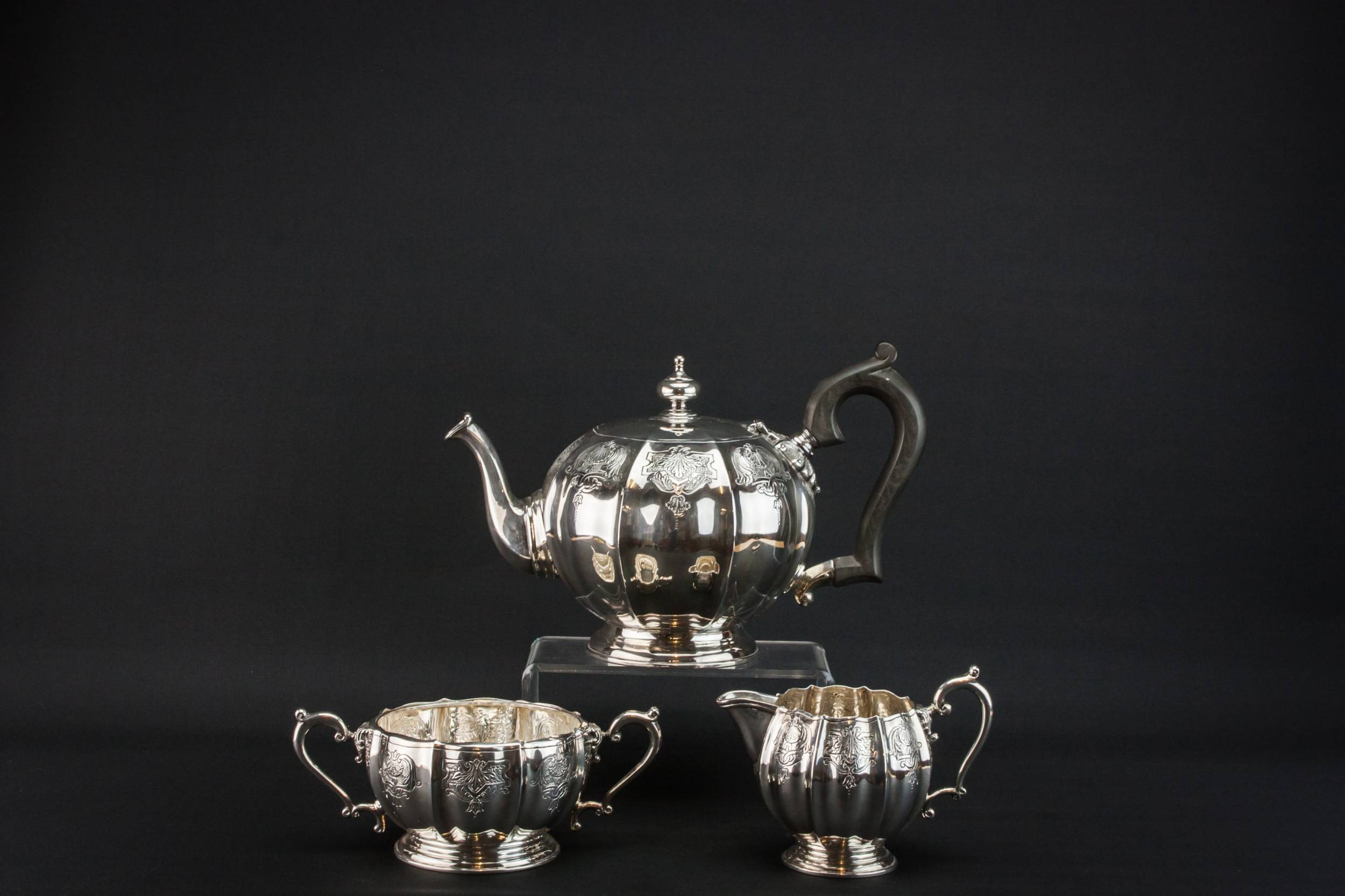 Sterling Silver Irish — Sterling silver tea set
