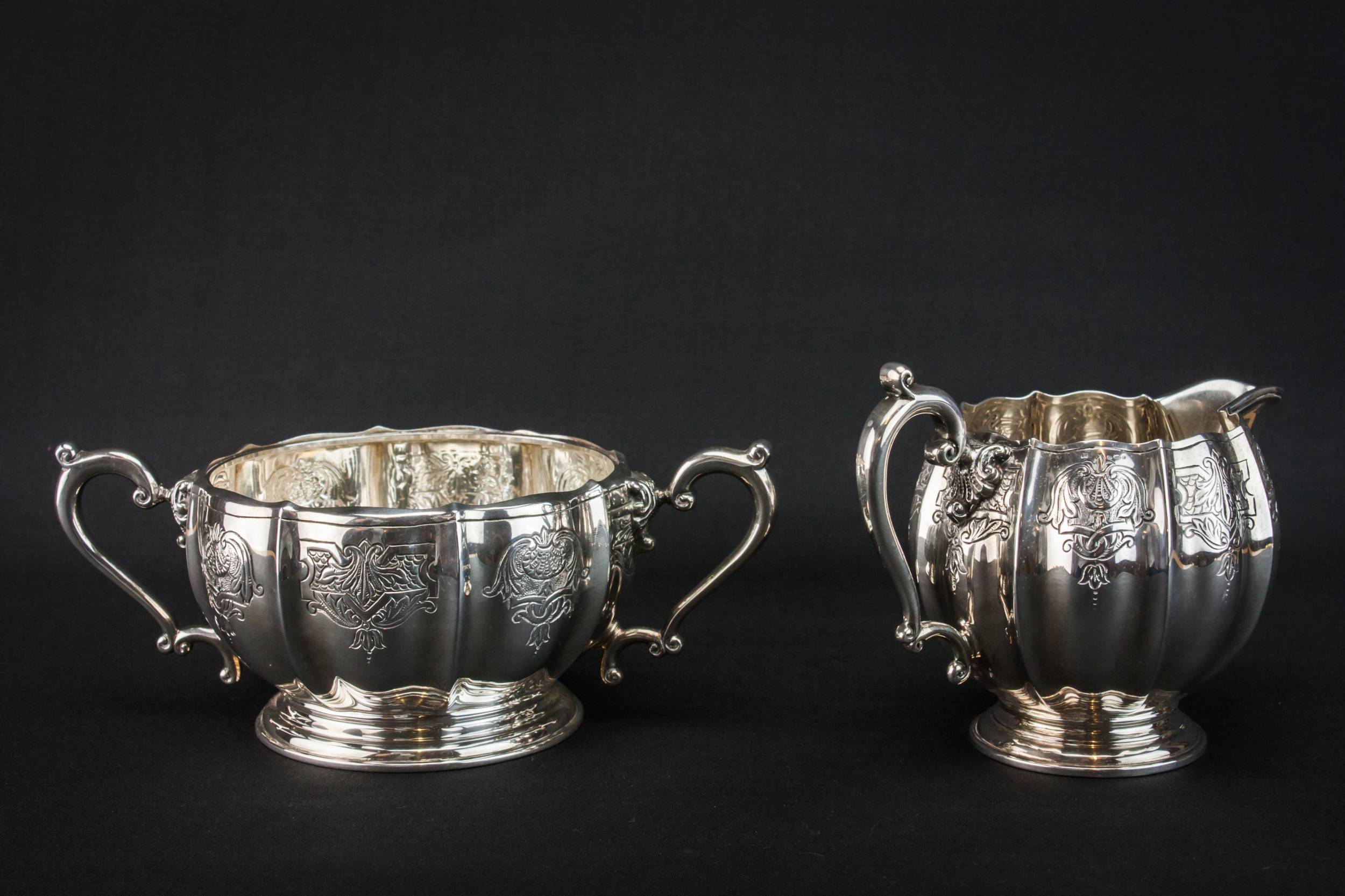 Sterling Silver Irish — Sterling silver tea set 2