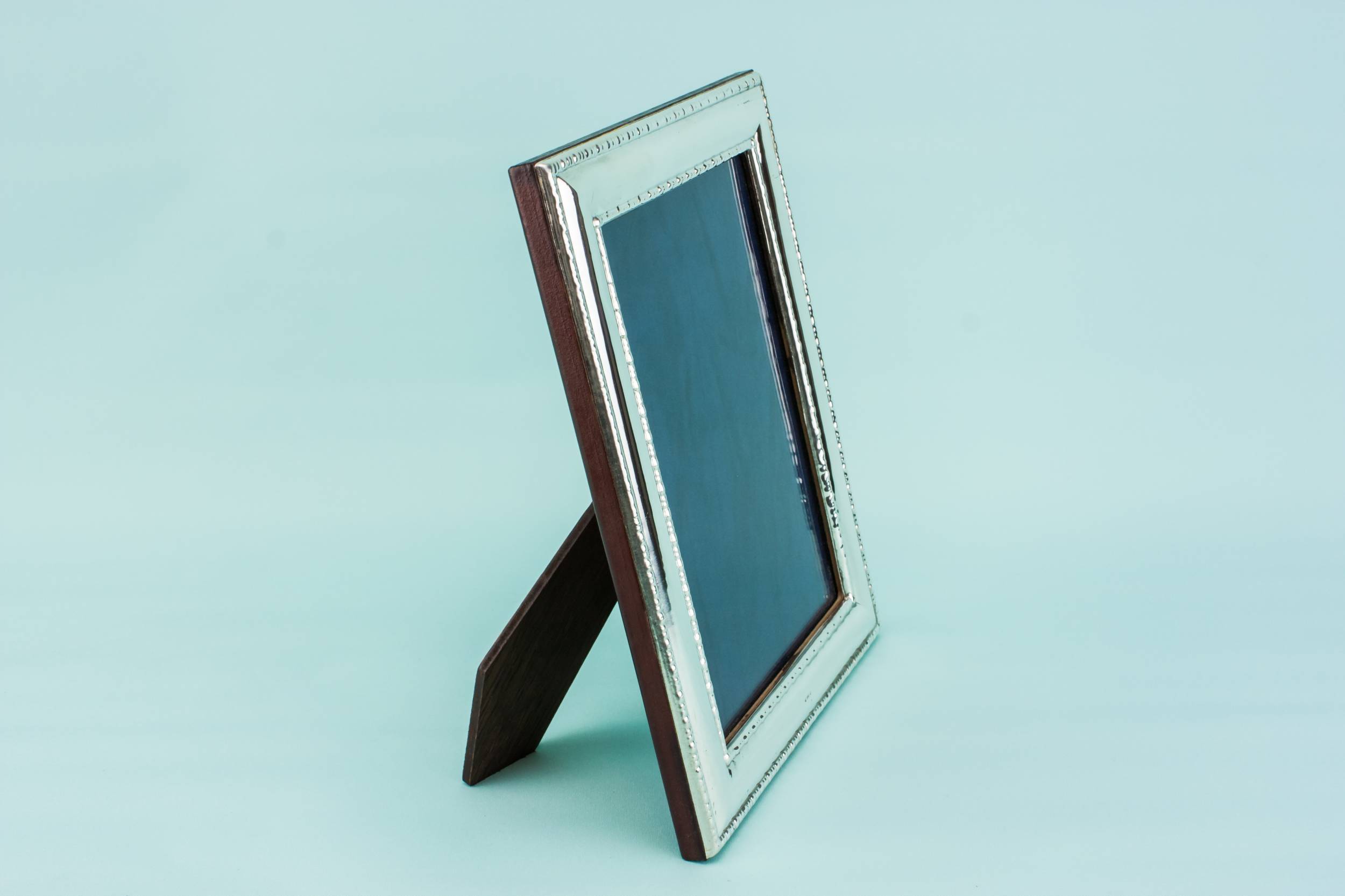 Vintage Elegant Rectangular — Sterling silver photo frame 1