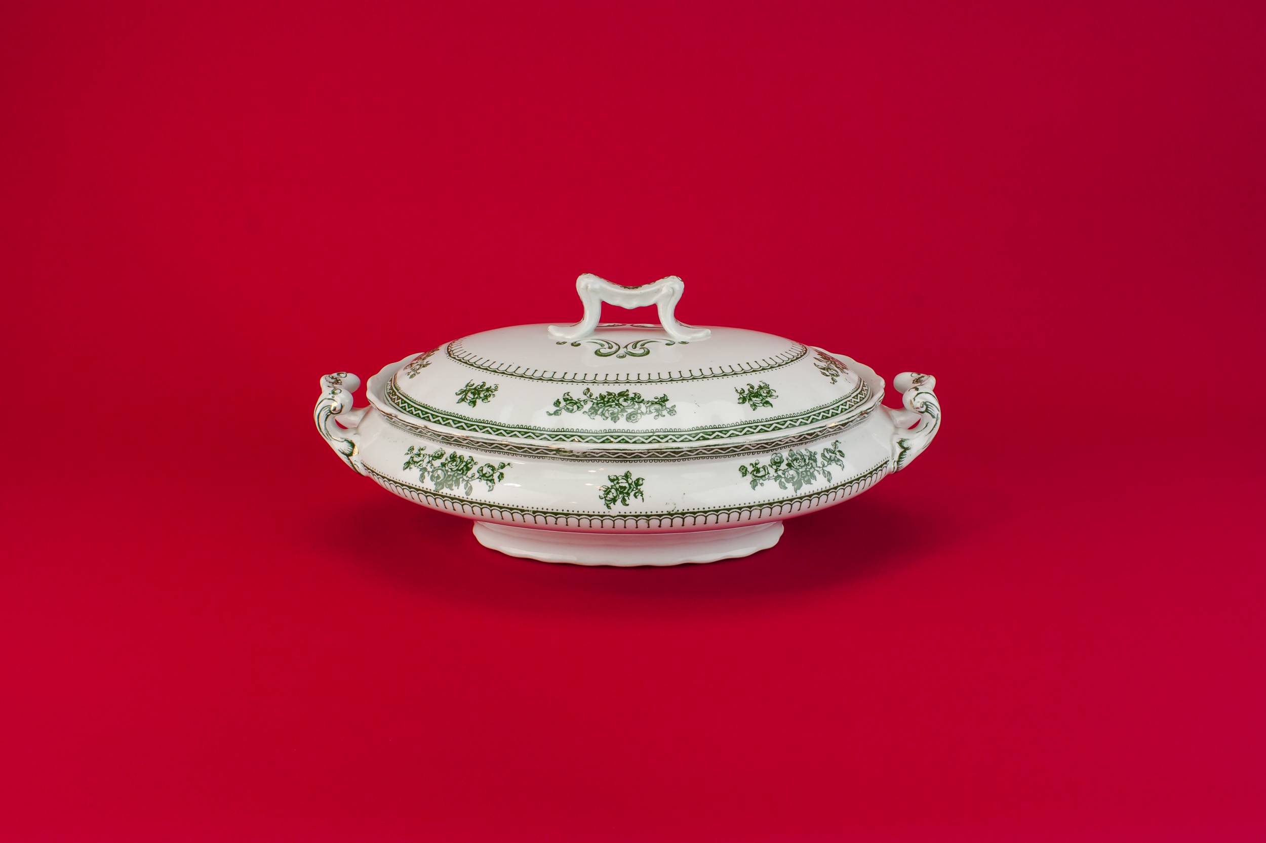 Opulent Pottery TUREEN — Neo-Classical pottery tureen