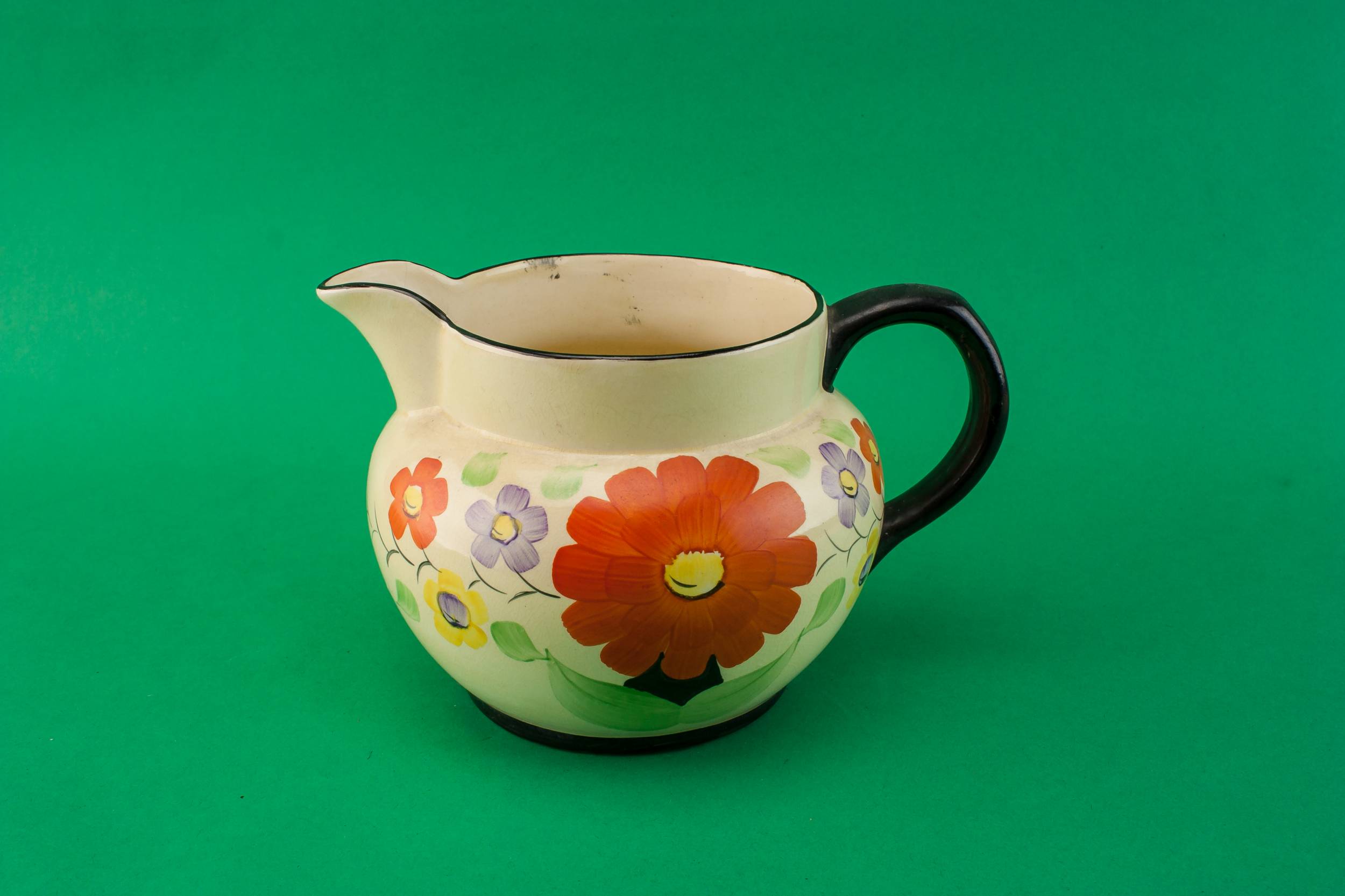 Vintage Small Pottery — Art Deco water jug