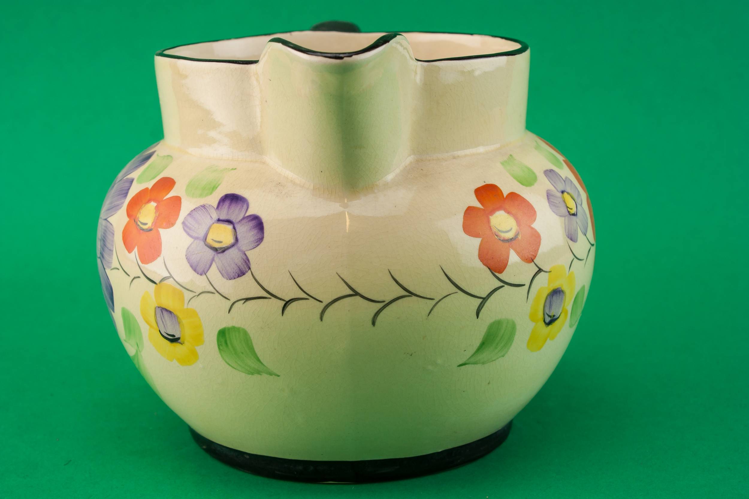Vintage Small Pottery — Art Deco water jug 2