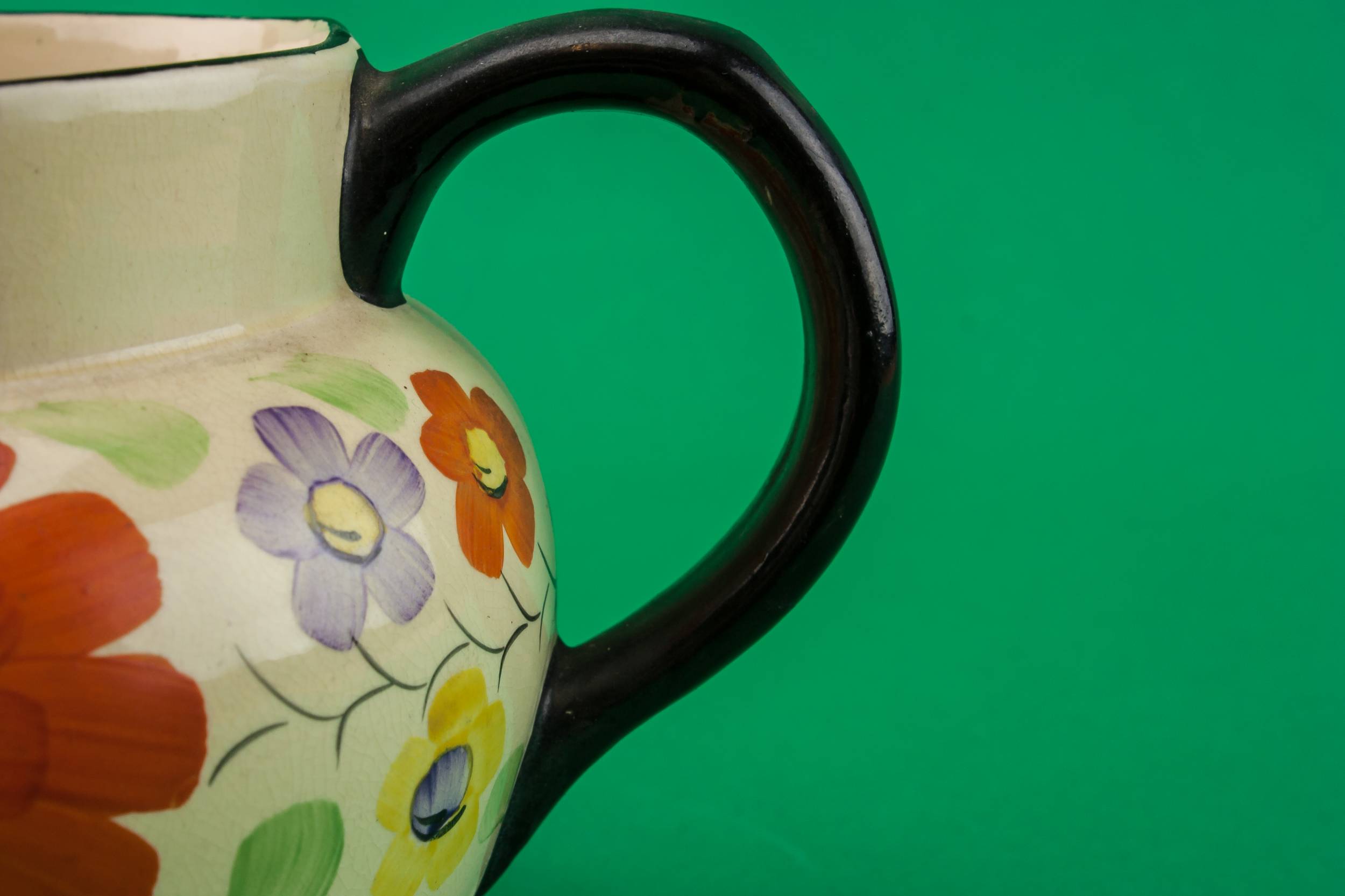 Vintage Small Pottery — Art Deco water jug 3