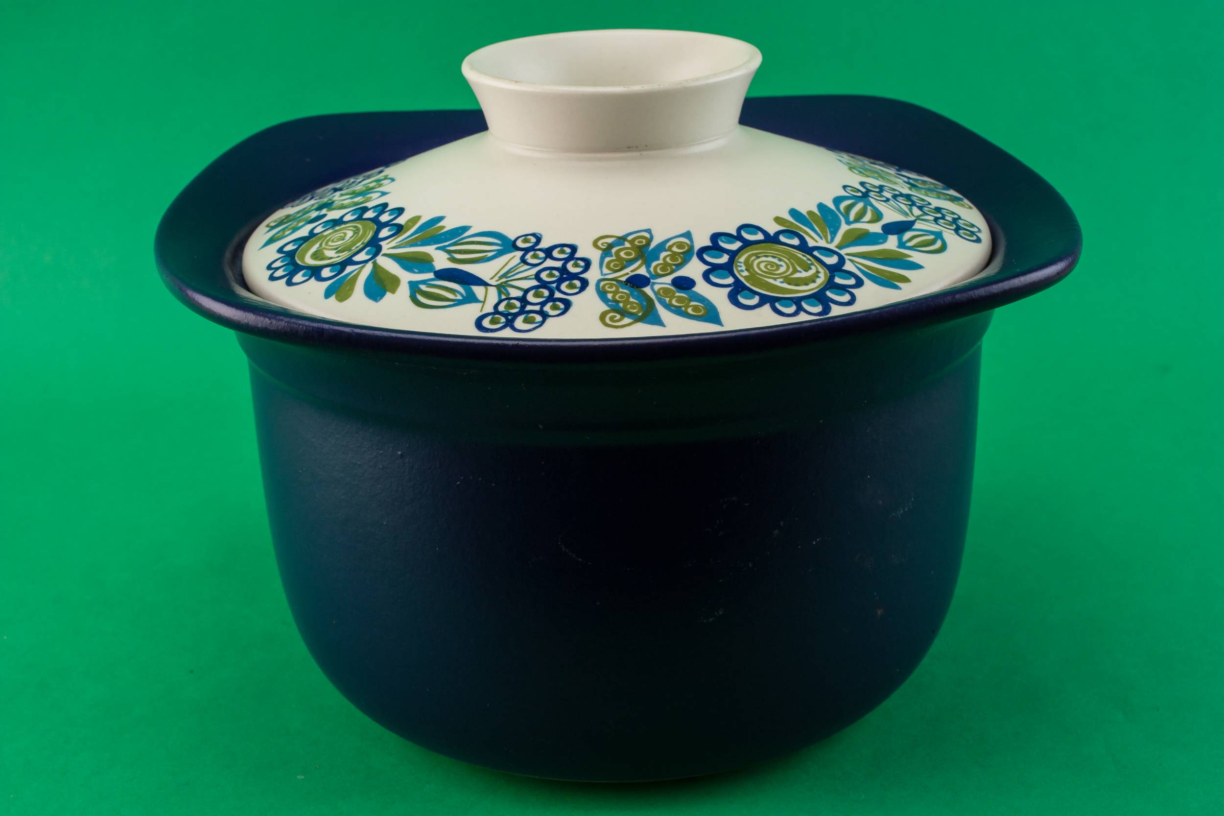 Vintage Small Pottery — Modernist pottery serving bowl 3
