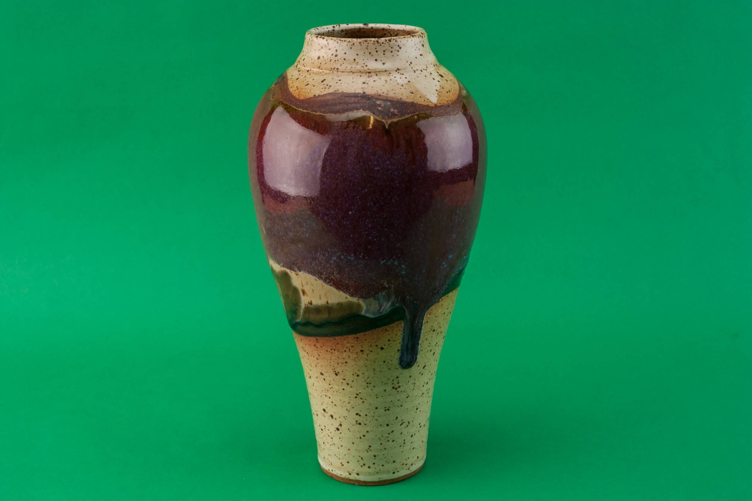 Slick Purple Mottled — Medium baluster vase 1