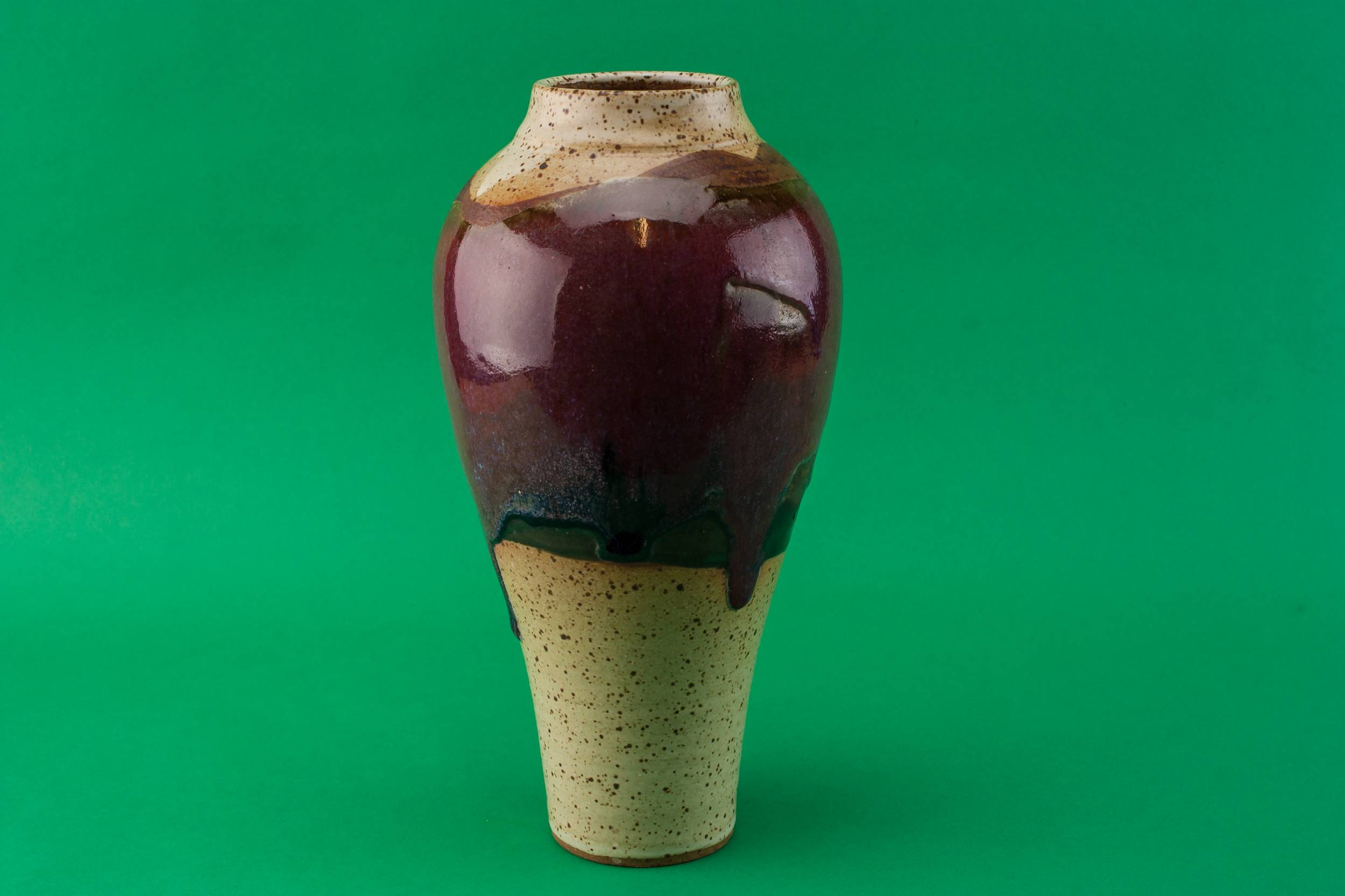 Slick Purple Mottled — Medium baluster vase 2