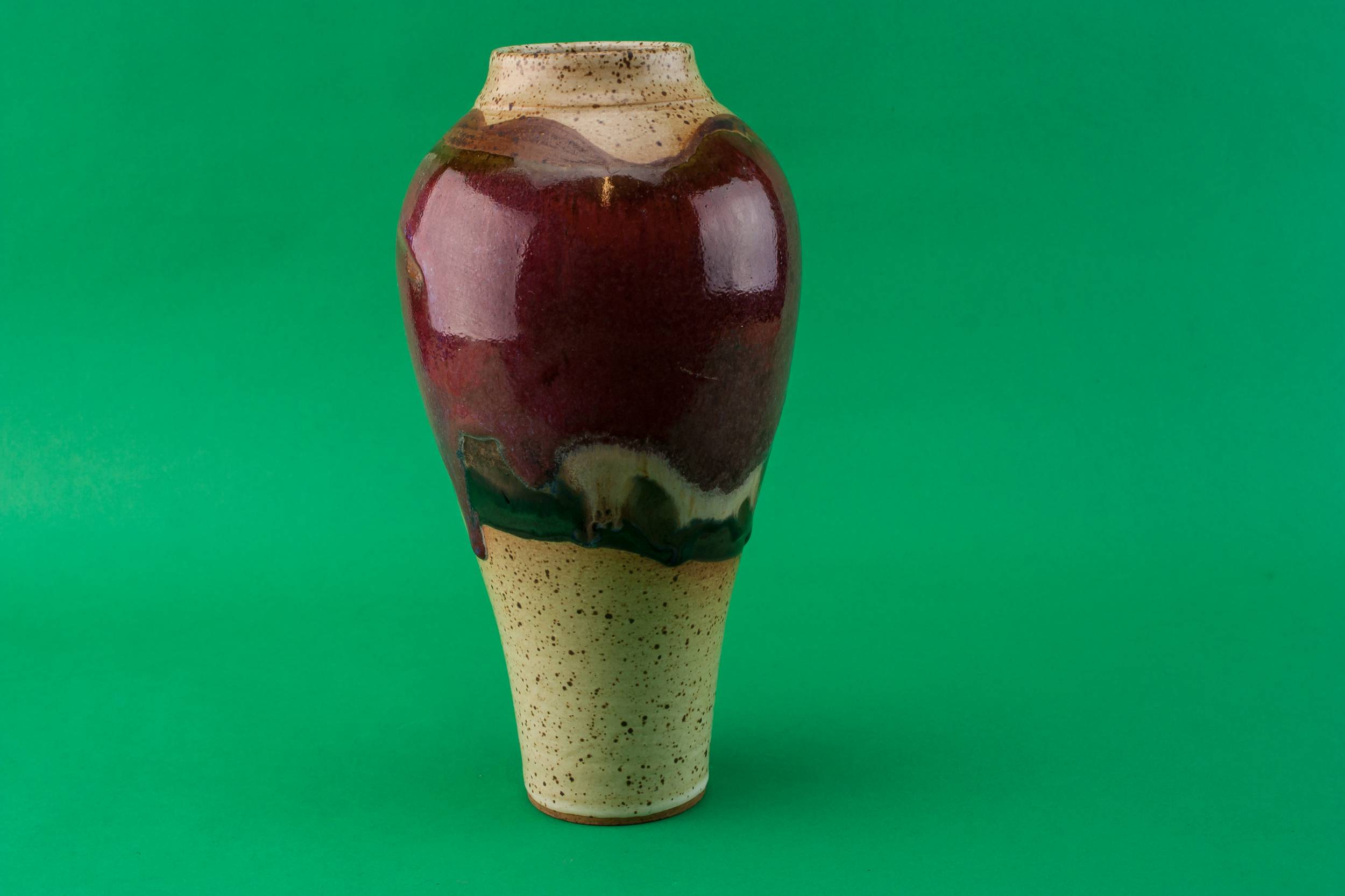 Slick Purple Mottled — Medium baluster vase 3