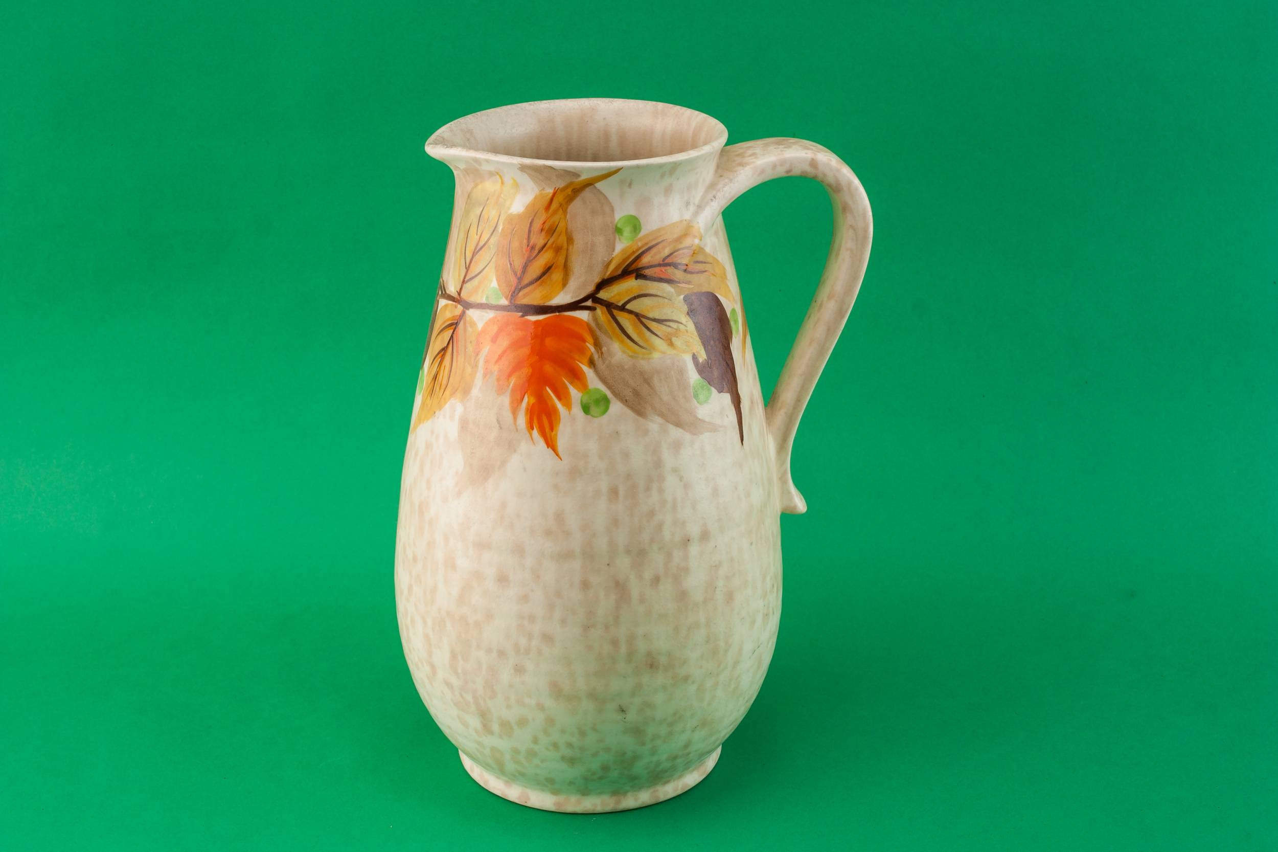 Pottery Elegant Floral — Pottery water jug
