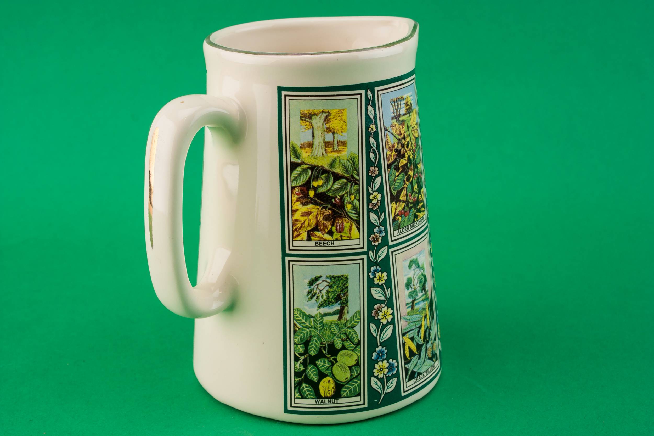 Charming Green Vinegar — Green pottery jug 1