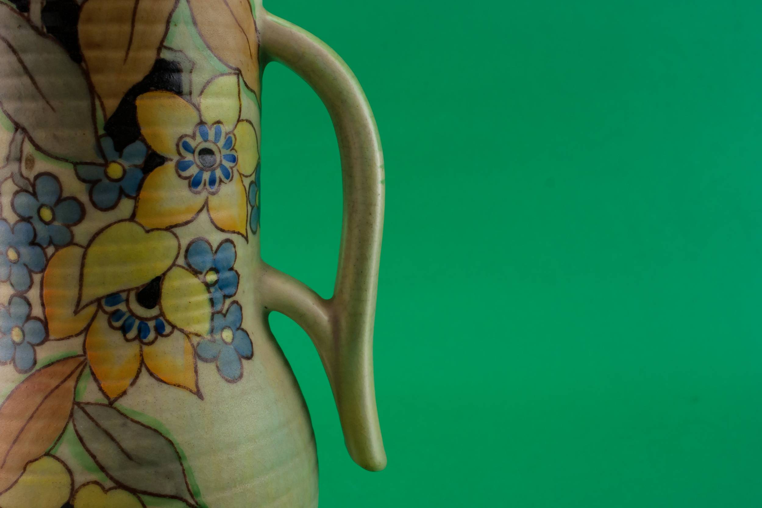 Pottery Spectacular Large — Art Deco pottery jug 3