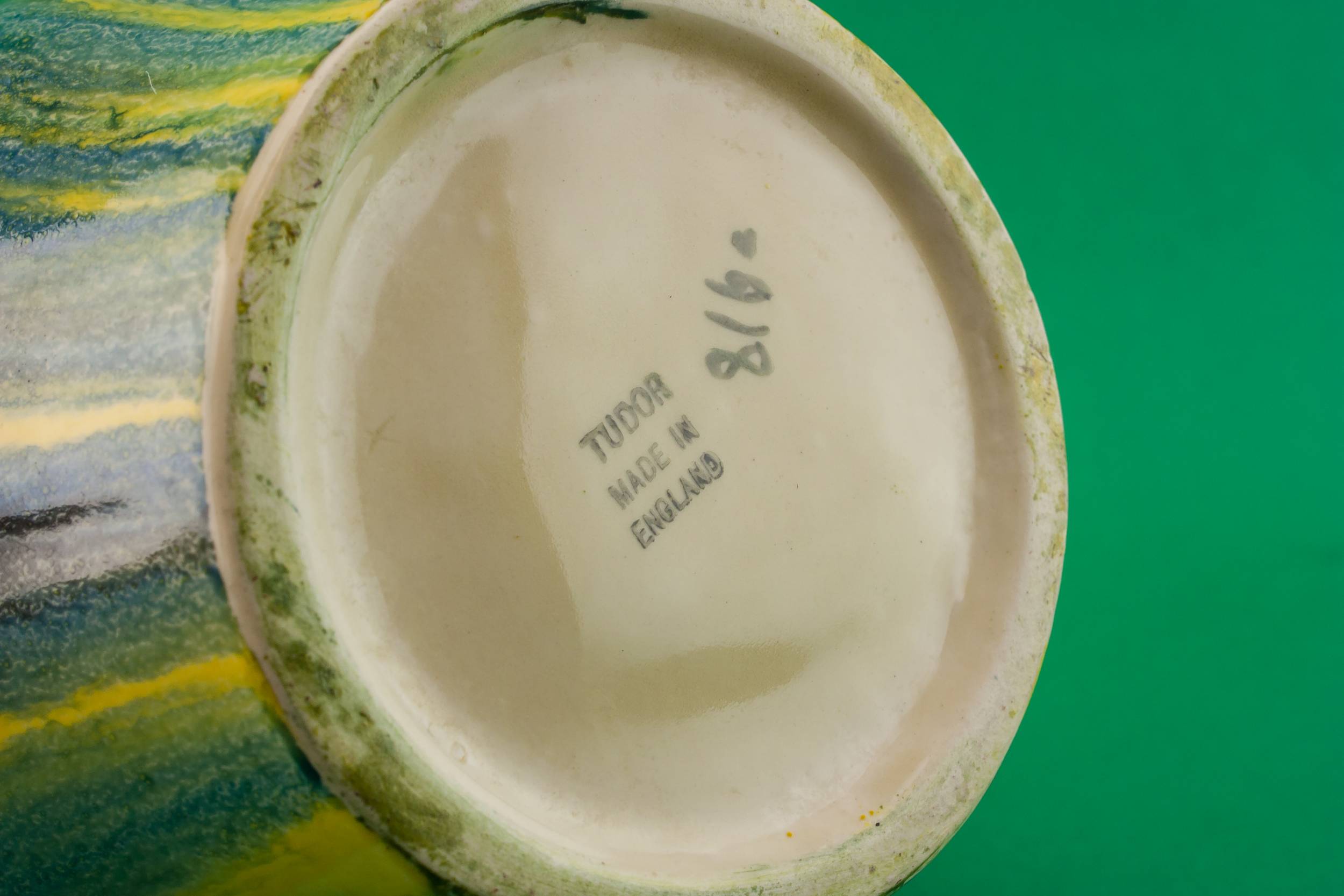 Modernist Vintage Mottled — Modernist pottery jug 4