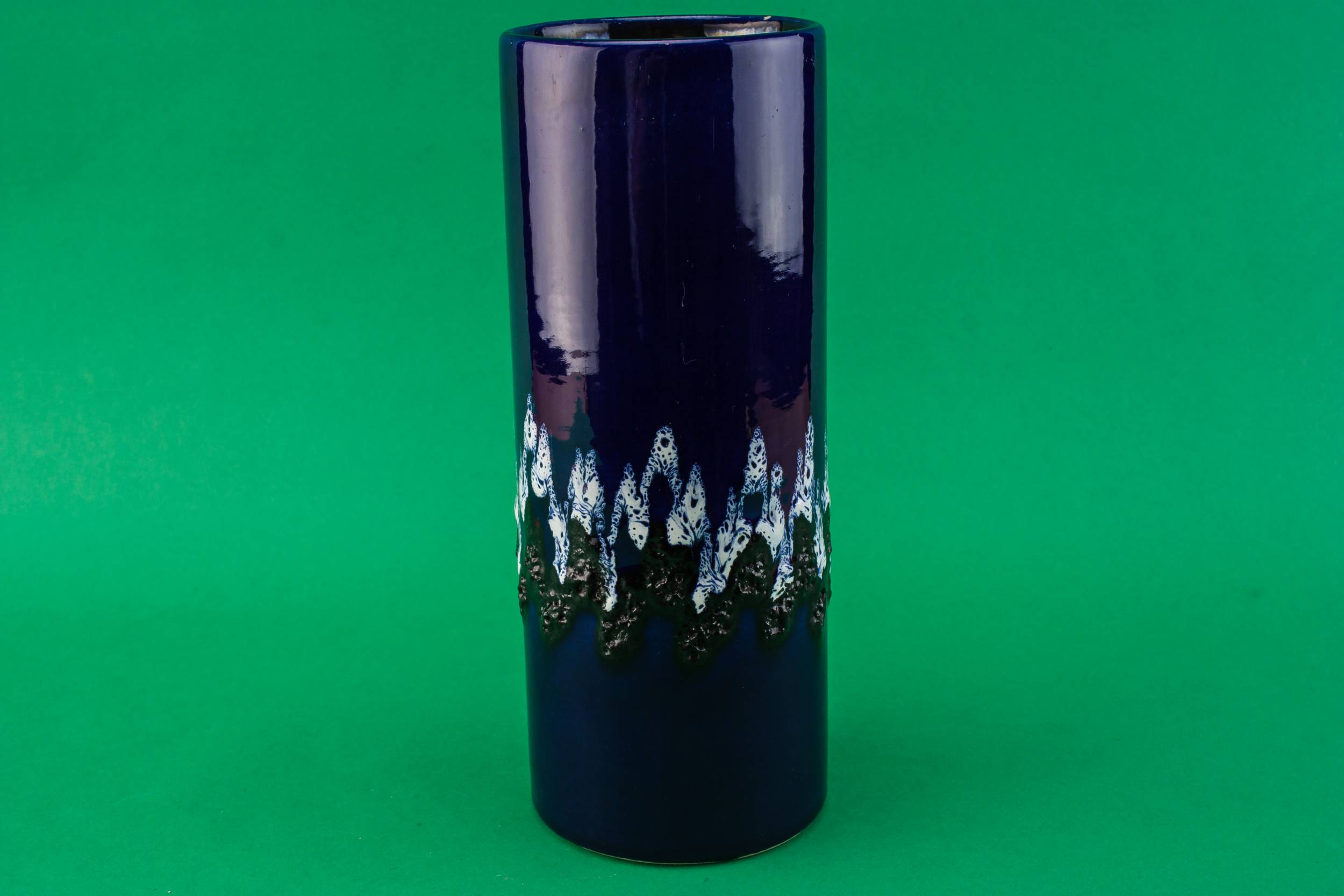 Vintage Slick Mottled — Modernist pottery vase 1