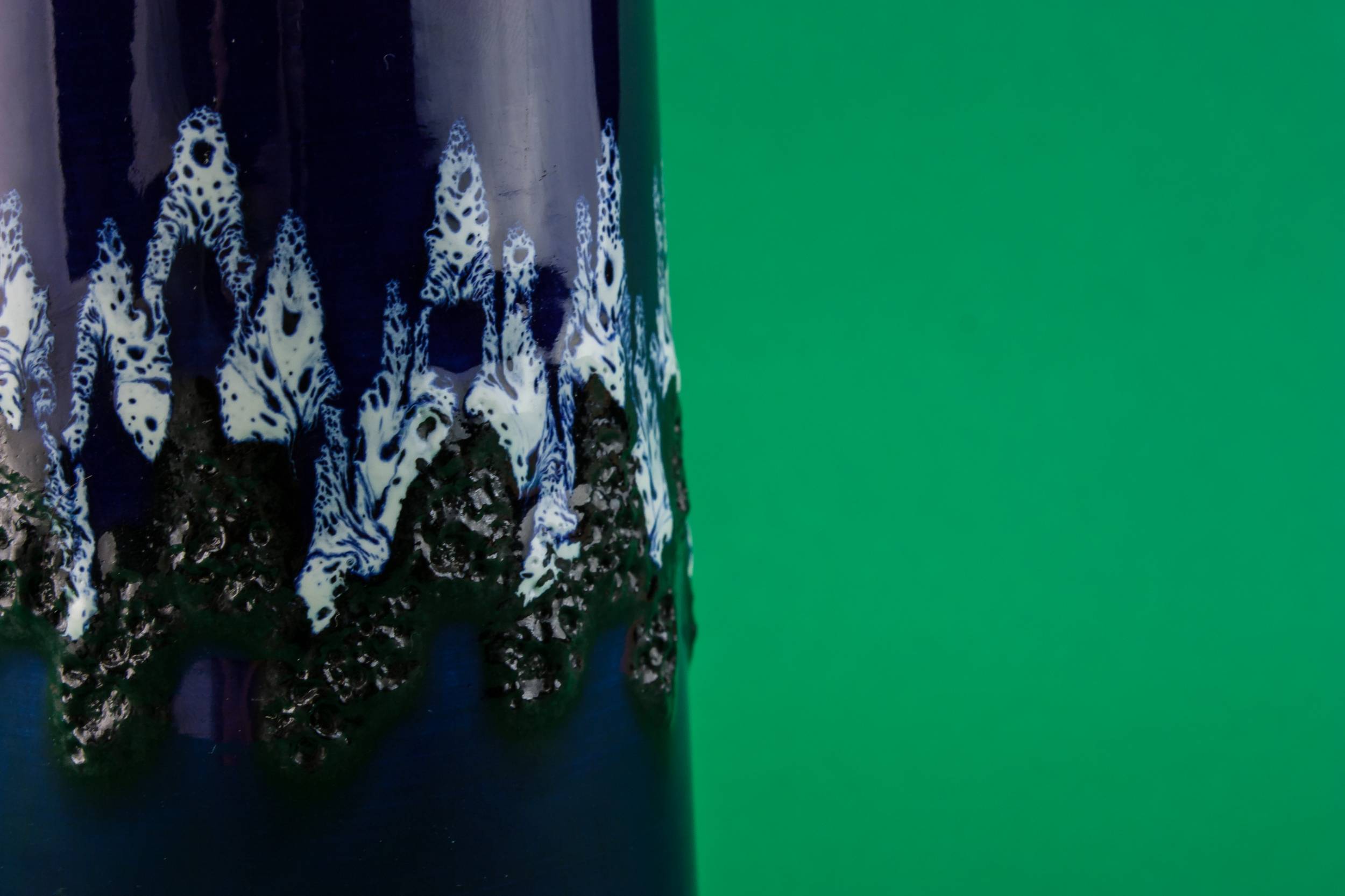 Vintage Slick Mottled — Modernist pottery vase 2
