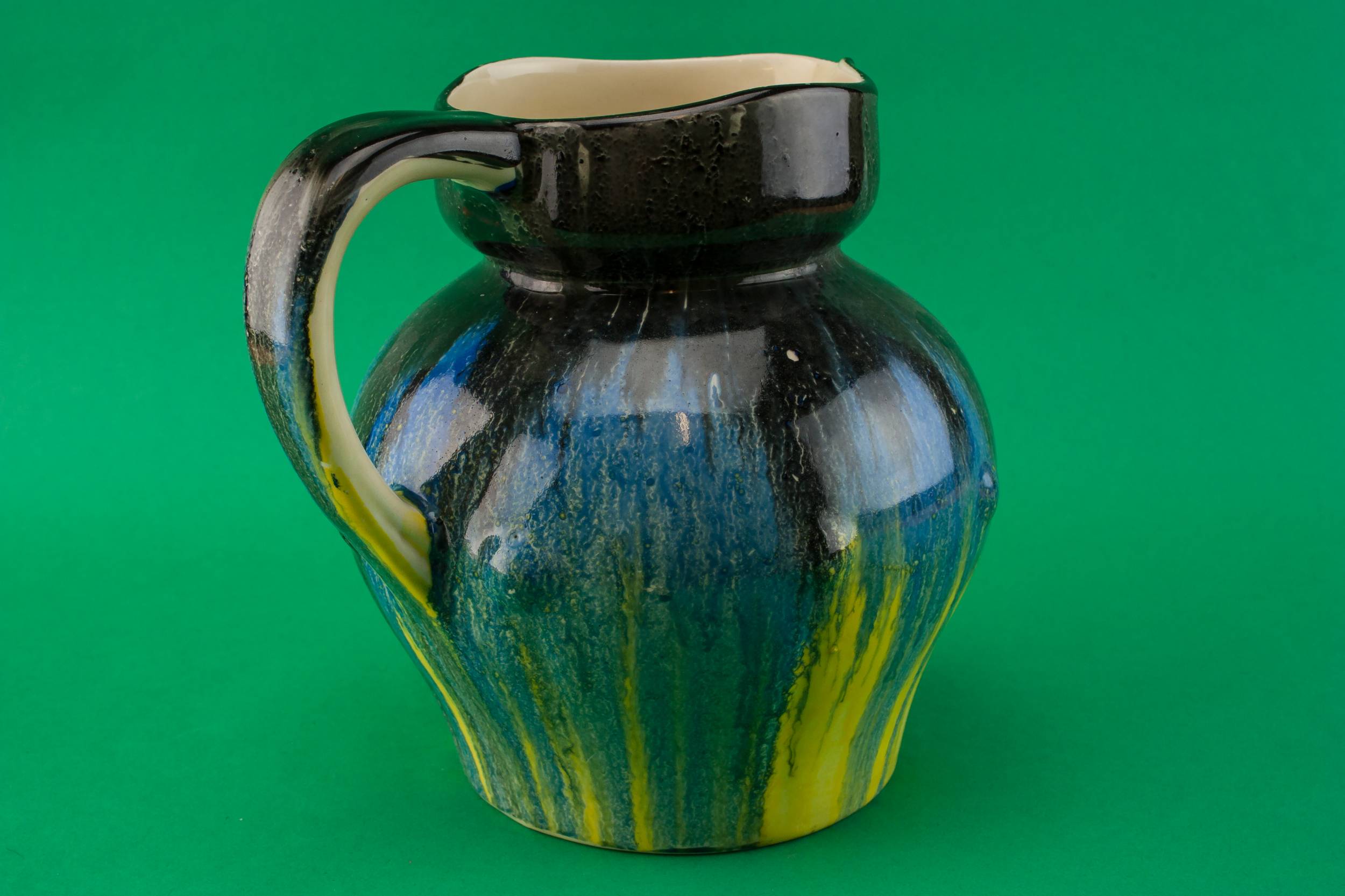 Modernist Vintage Mottled — Modernist pottery jug 1