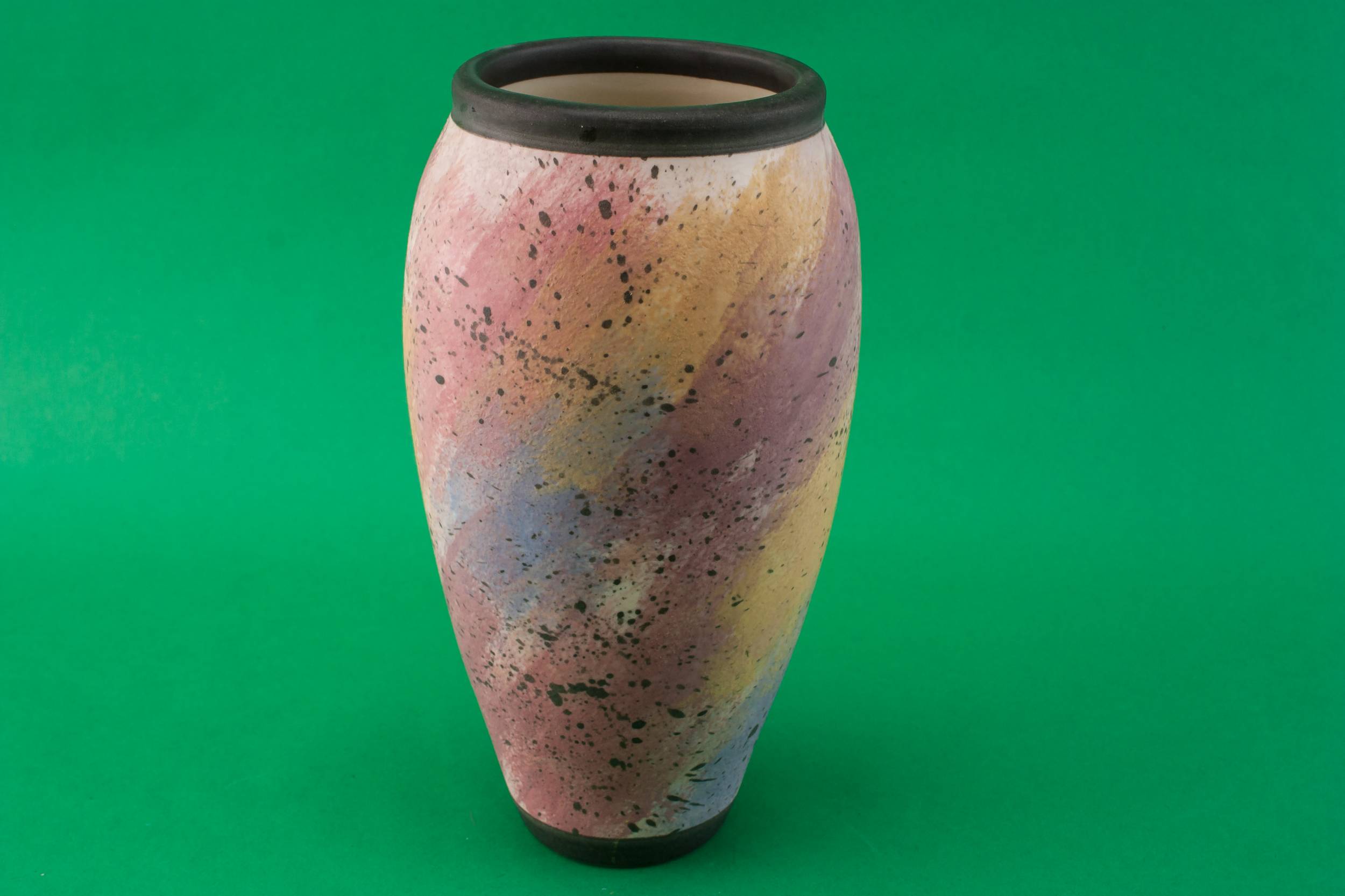Modernist Slick Mottled — Pottery Modernist vase