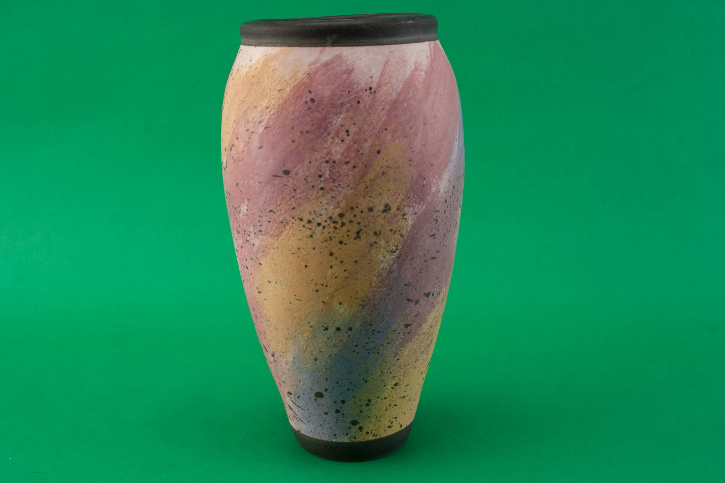 Modernist Slick Mottled — Pottery Modernist vase 1
