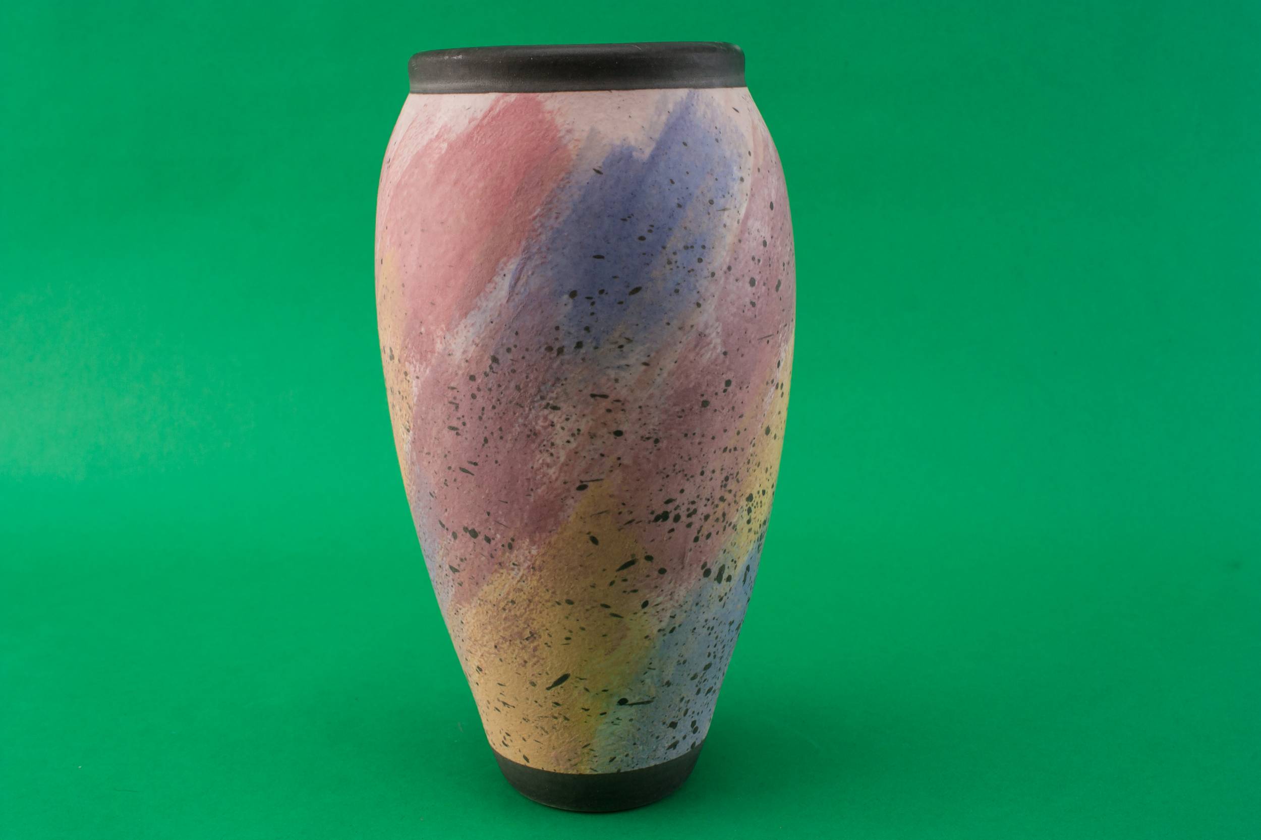 Modernist Slick Mottled — Pottery Modernist vase 3