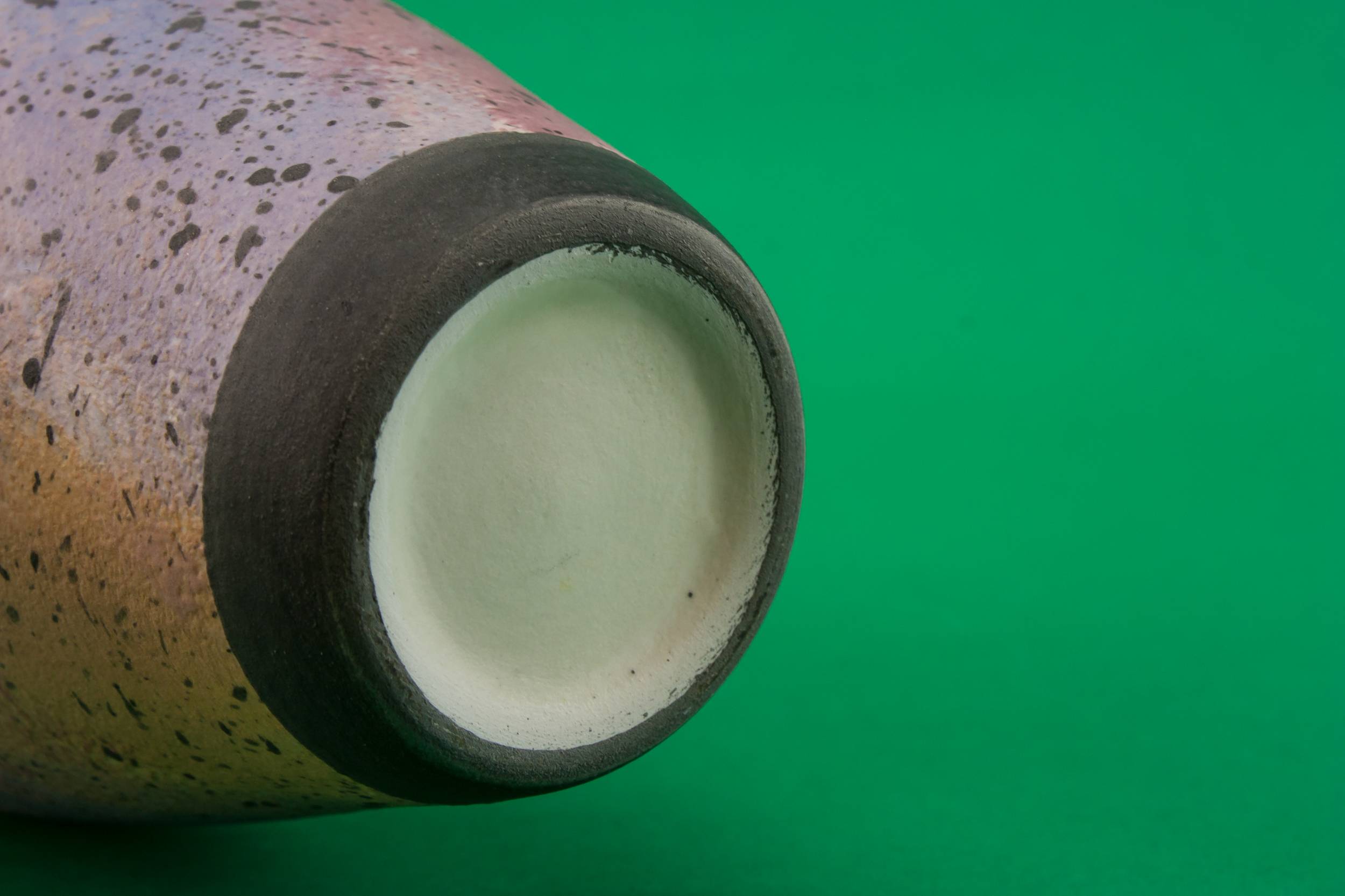 Modernist Slick Mottled — Pottery Modernist vase 5