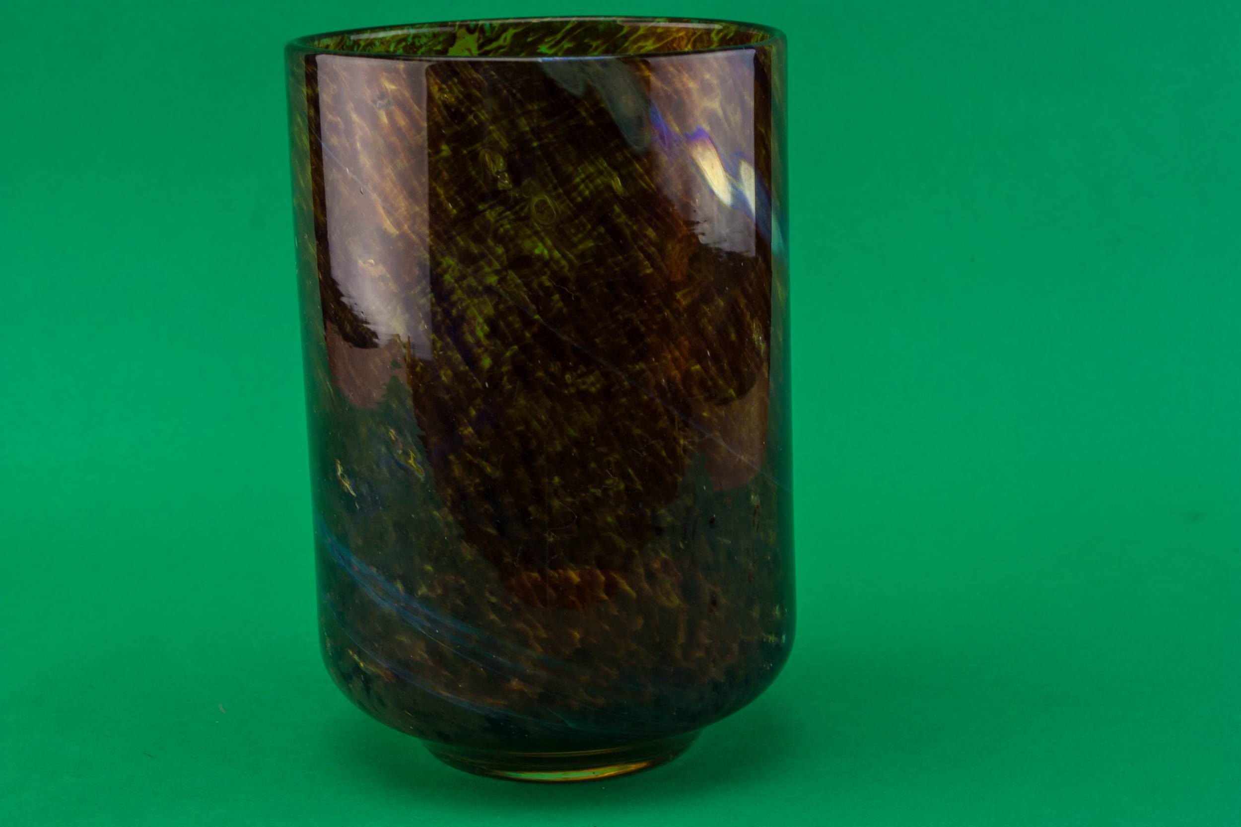 Vintage Glass Mdina — Mdina glass vase 1
