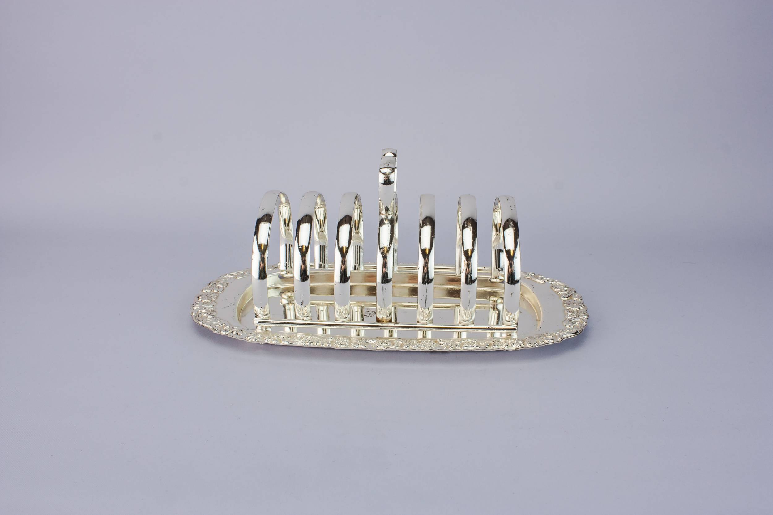 Vintage Silver Plated — Medium toast rack