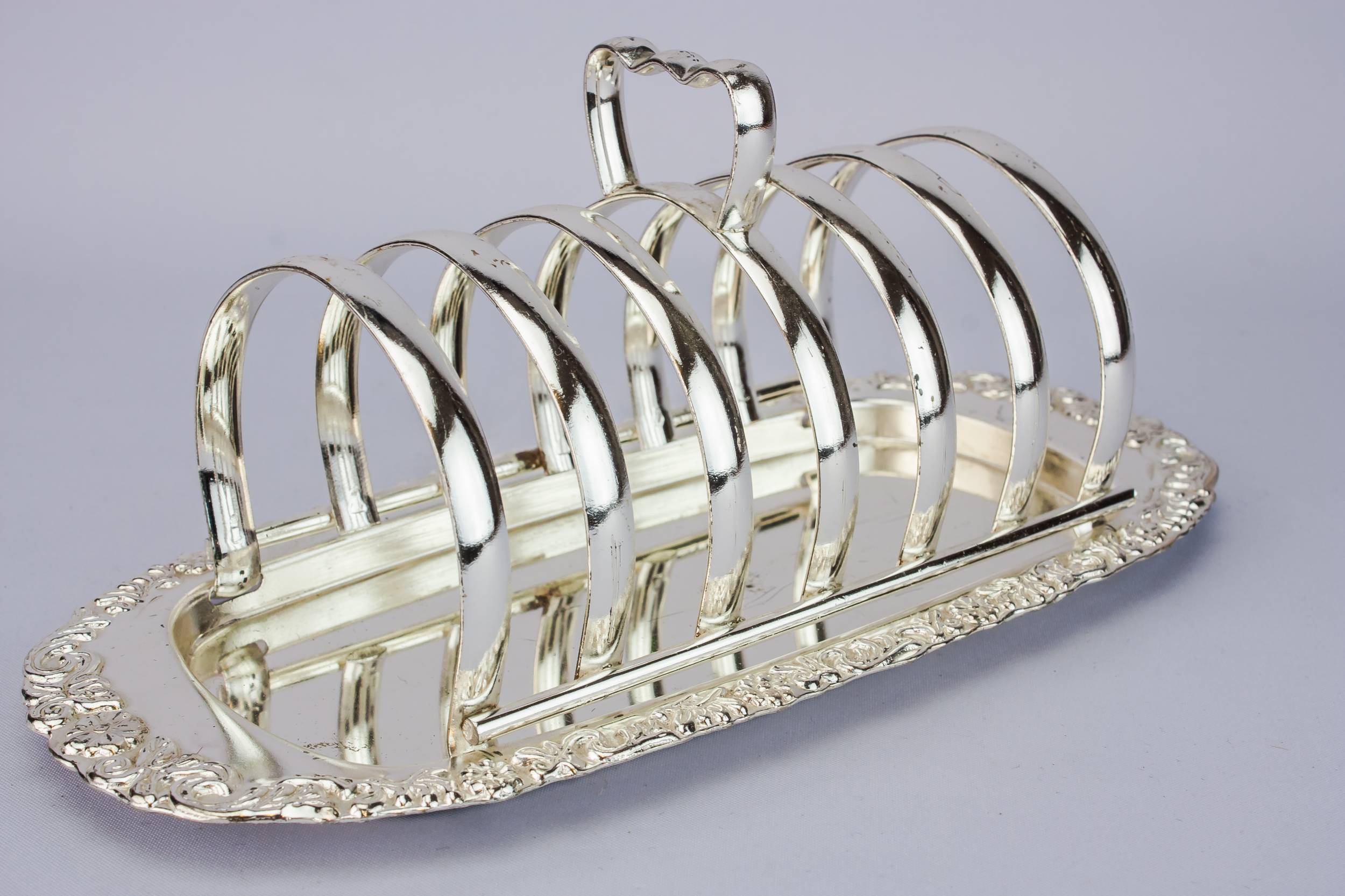 Vintage Silver Plated — Medium toast rack 1