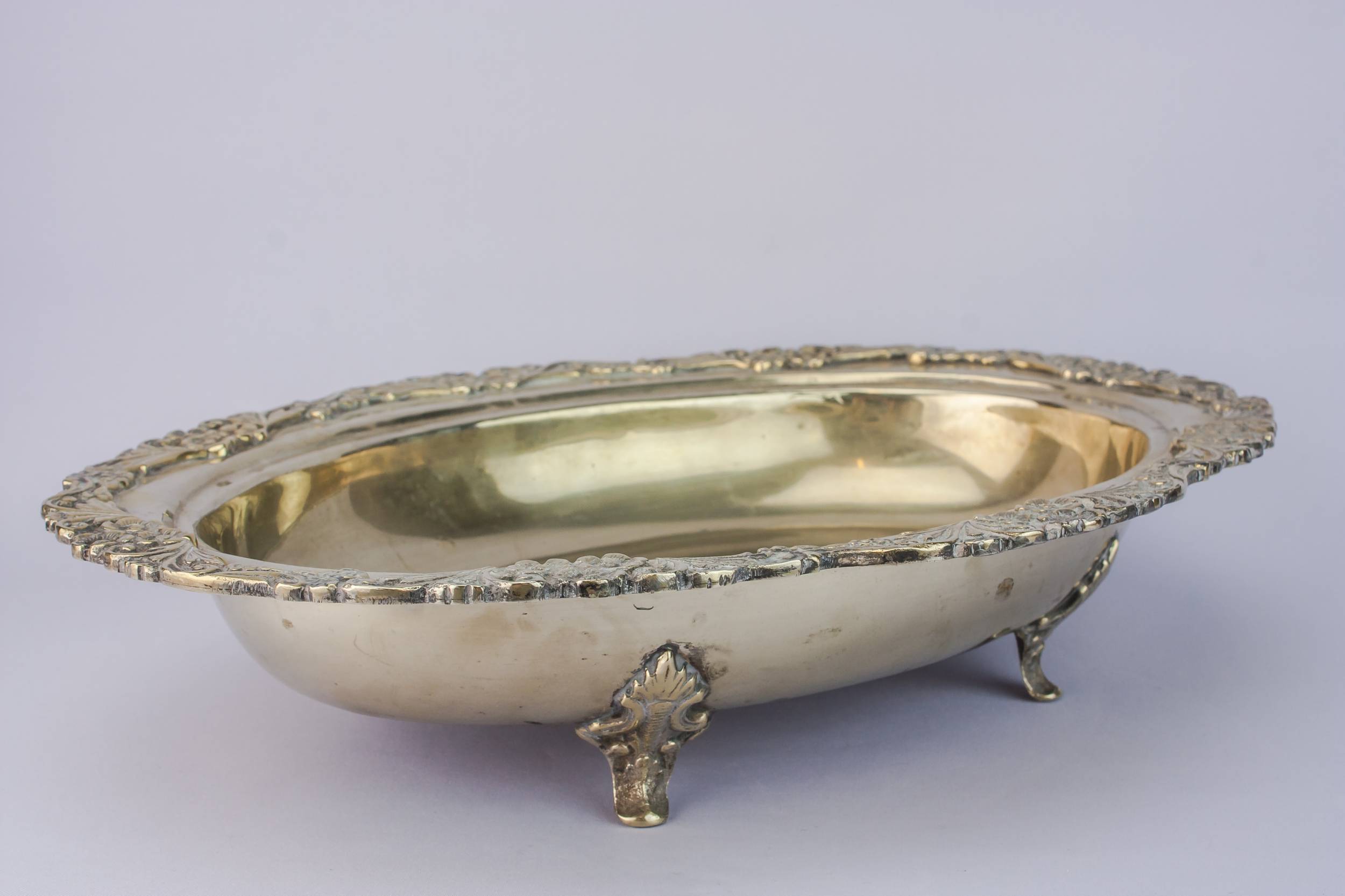 Vintage Large Floral — Art Deco serving bowl 2
