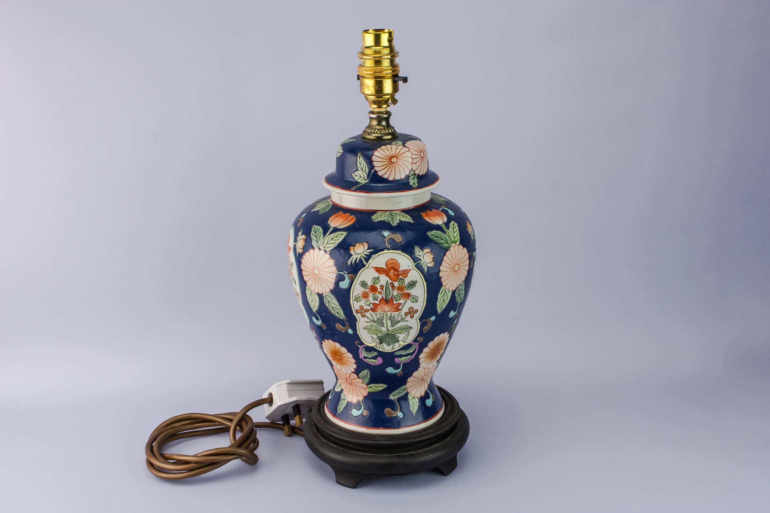 Large Ceramic Gift — Floral ceramic lamp